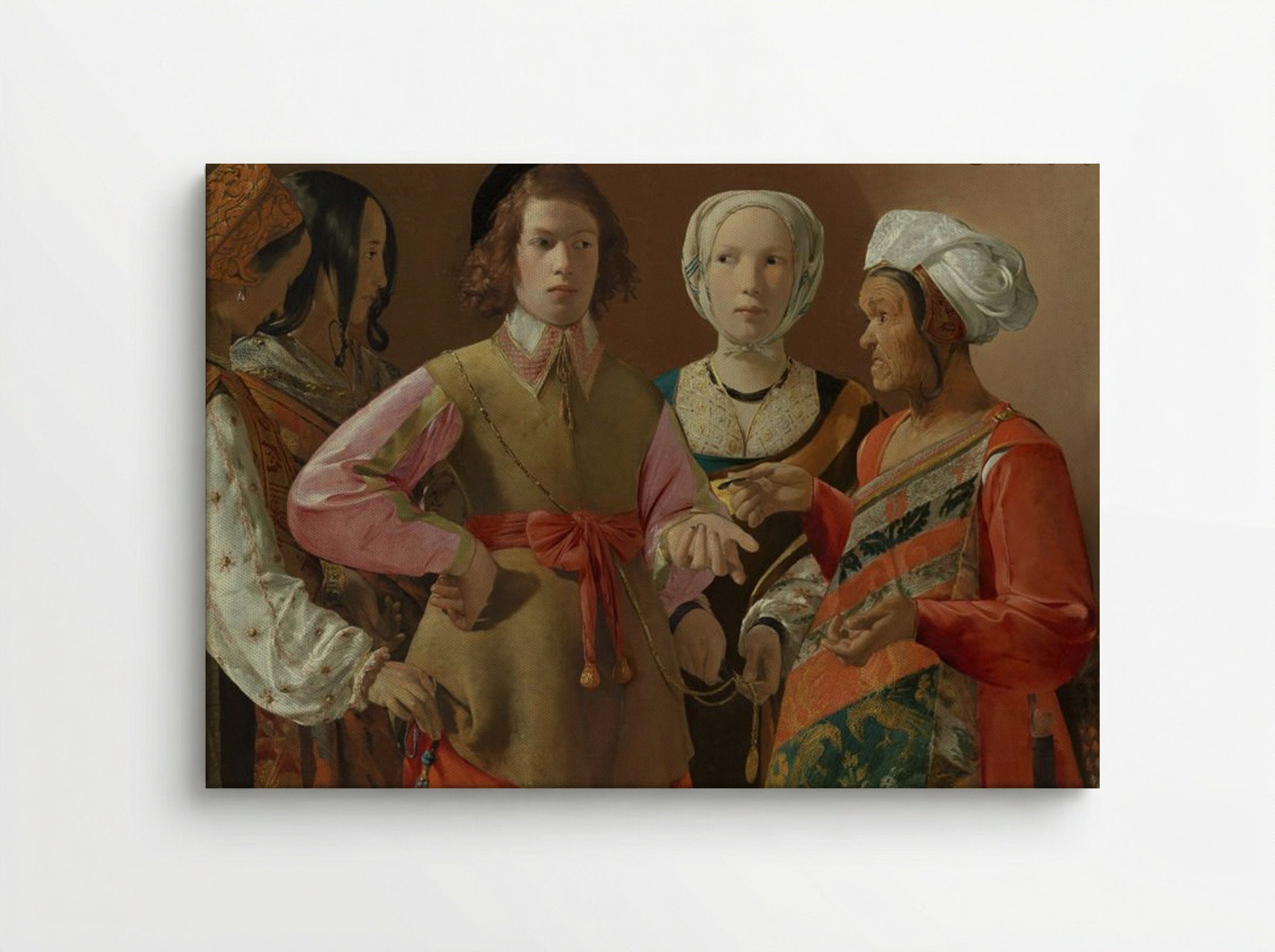 The Fortune Teller - Georges de La Tour - Canvas