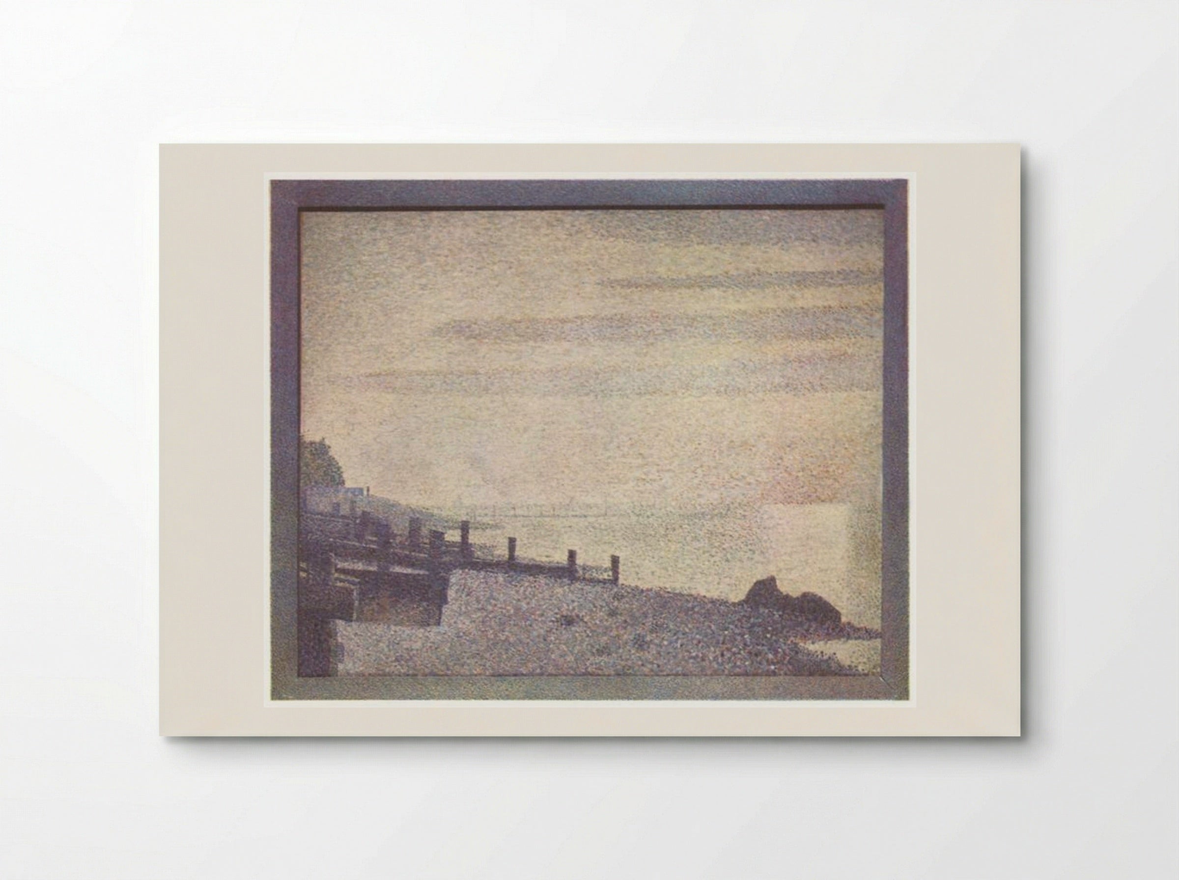 Mouth of the Seine at Honfleur, evening - Georges Seurat - Poster