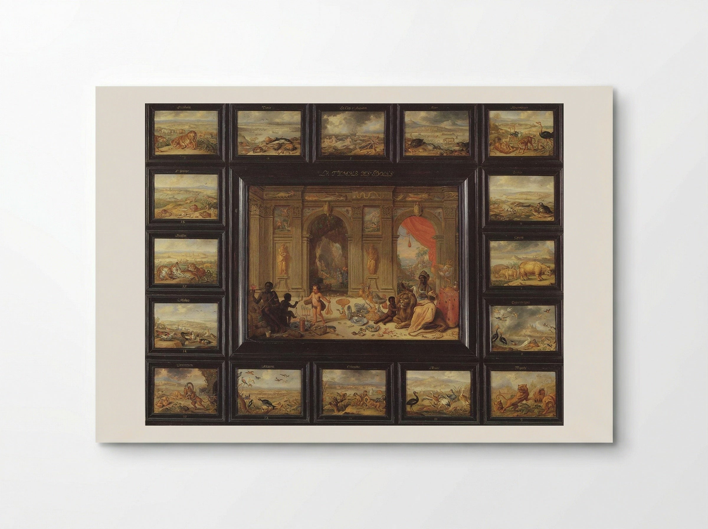 The Continent of Africa - Jan van Kessel the Elder - Poster