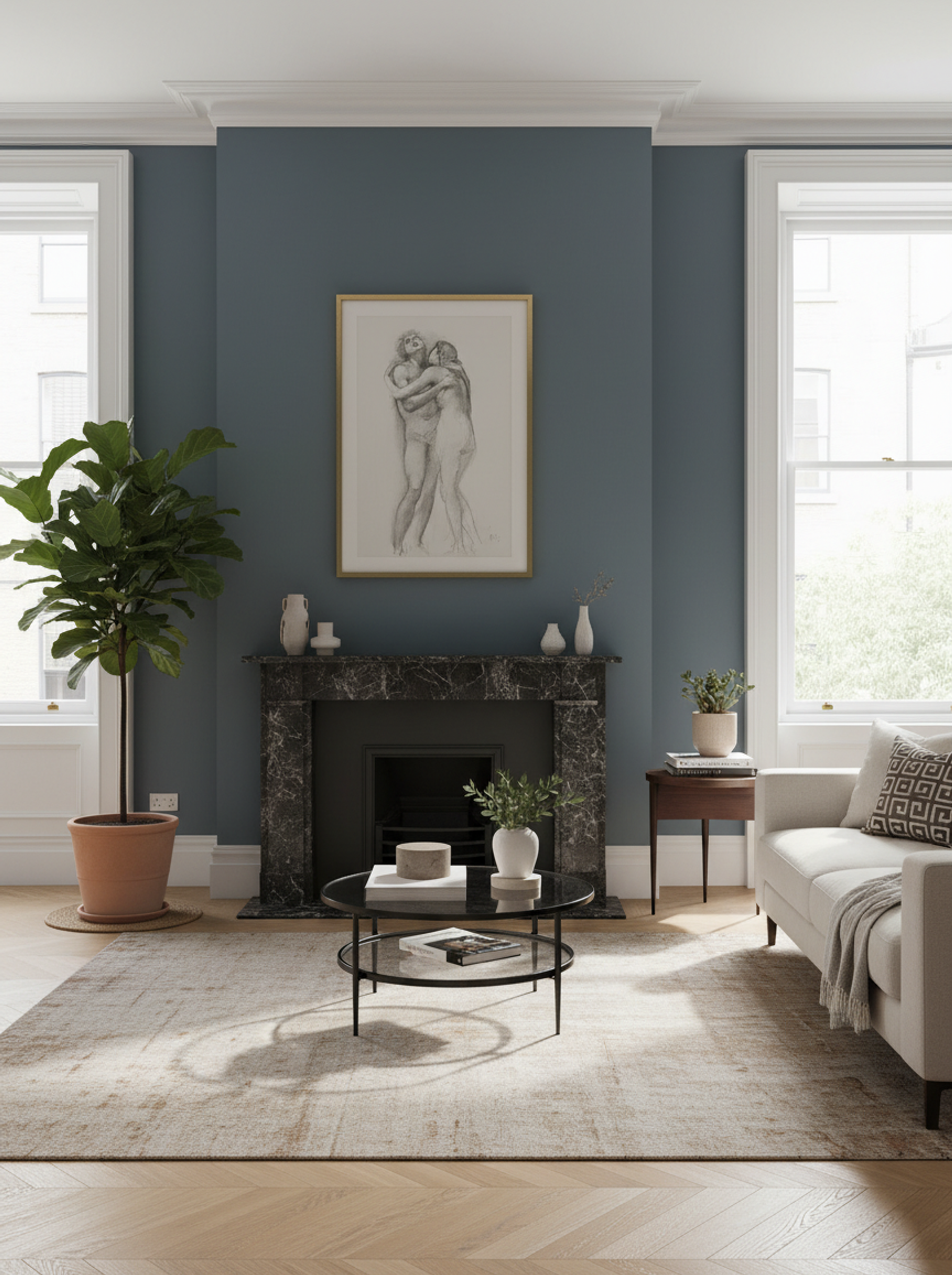 Two Nudes Embracing (Study) - Edward Burne-Jones - Lifestyle