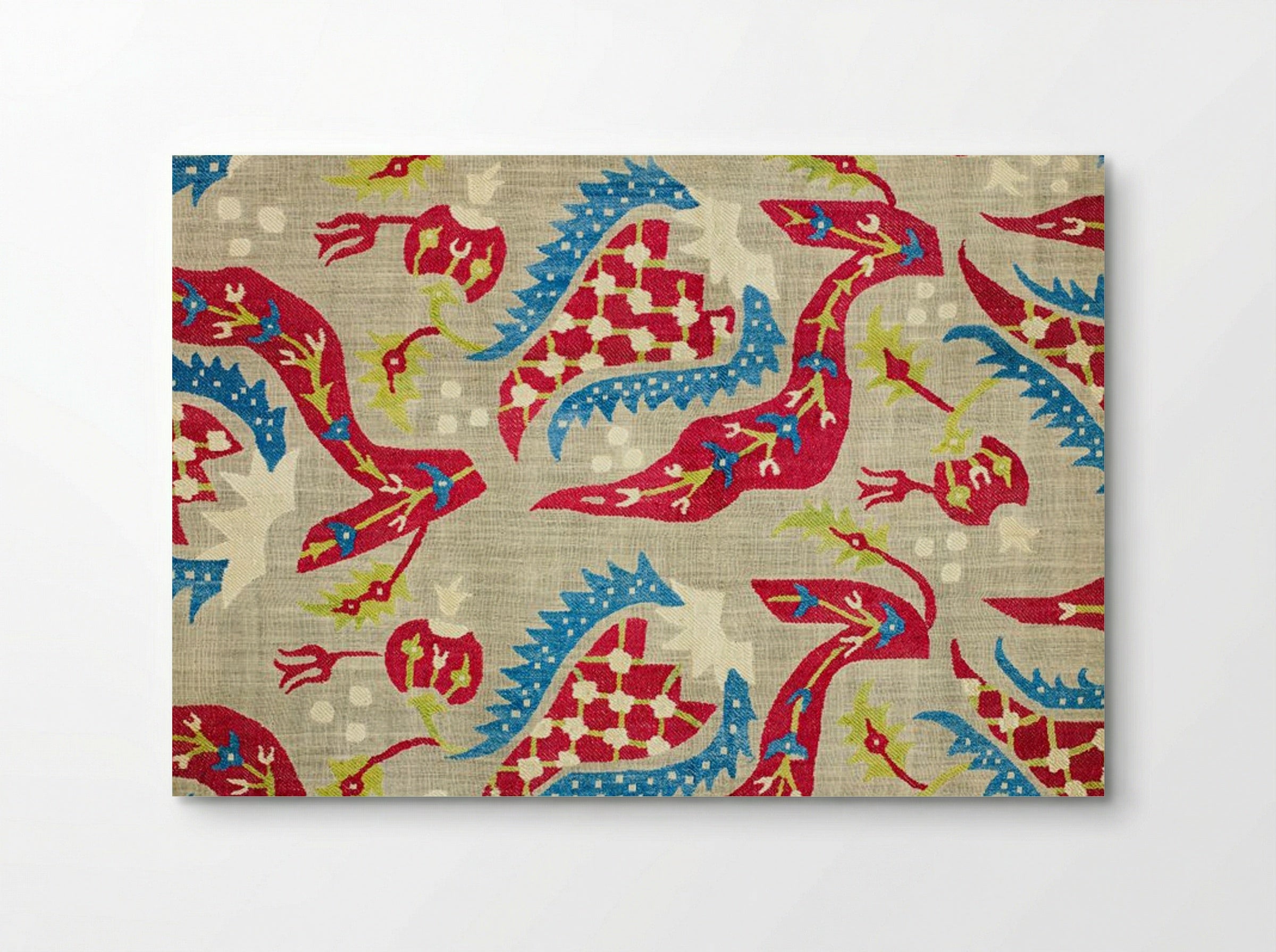 Turkish Bed Cover (Embroidered Textile Design) - William Morris - Poster