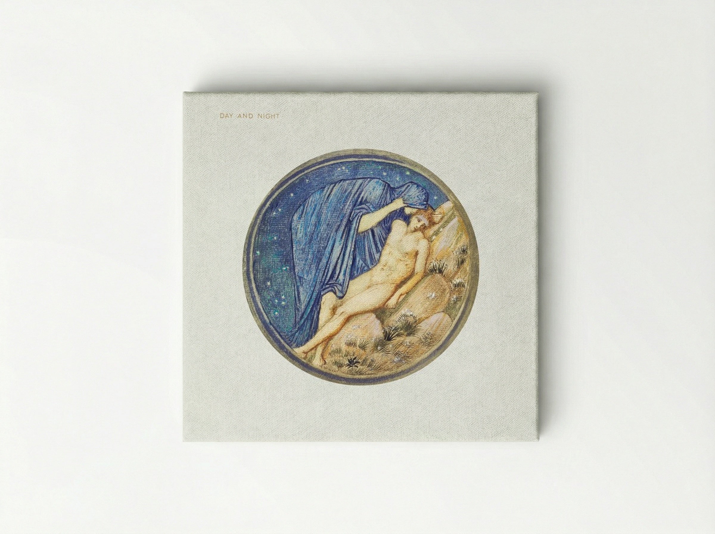 Day and Night from The Flower Book - Edward Burne-Jones - Canvas