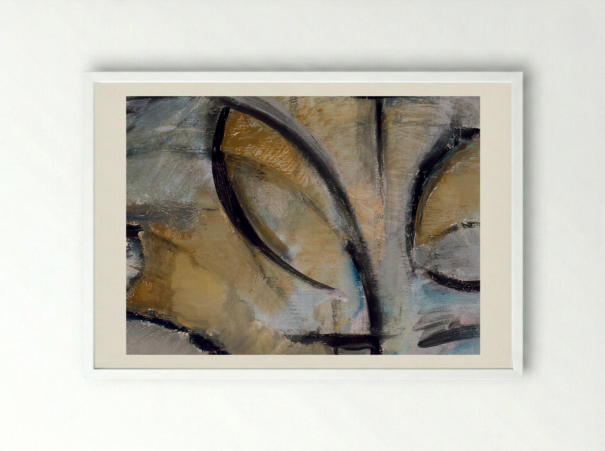 The Flowering Apple Tree - Piet Mondrian - Framed Print White