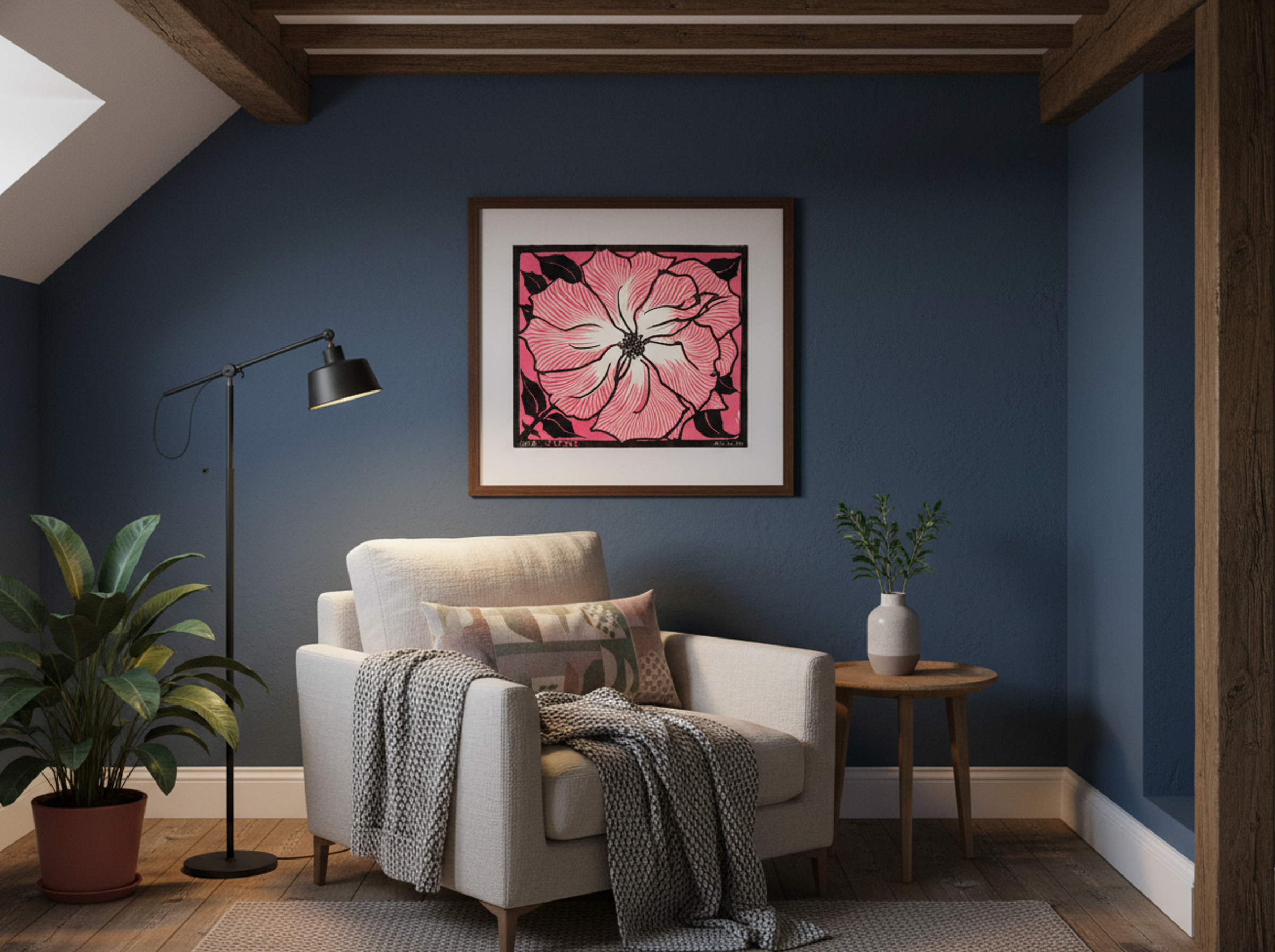 June (Floral Woodcut) - Julie de Graag - Lifestyle
