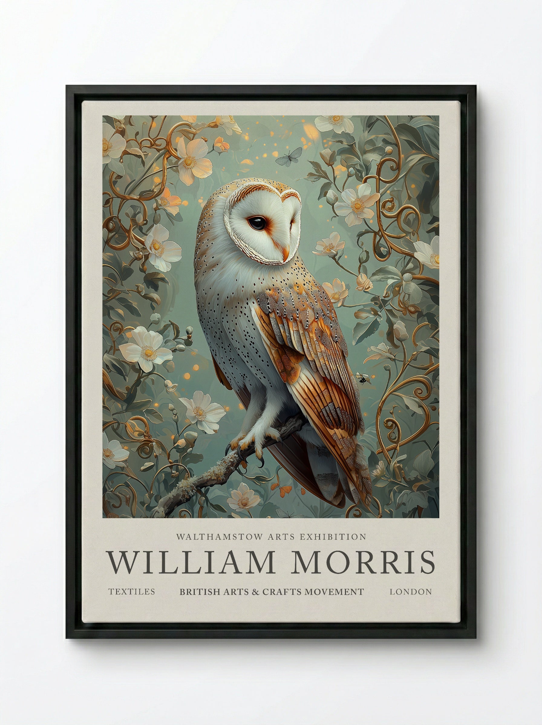 Barn Owl Whispering Wings - William Morris