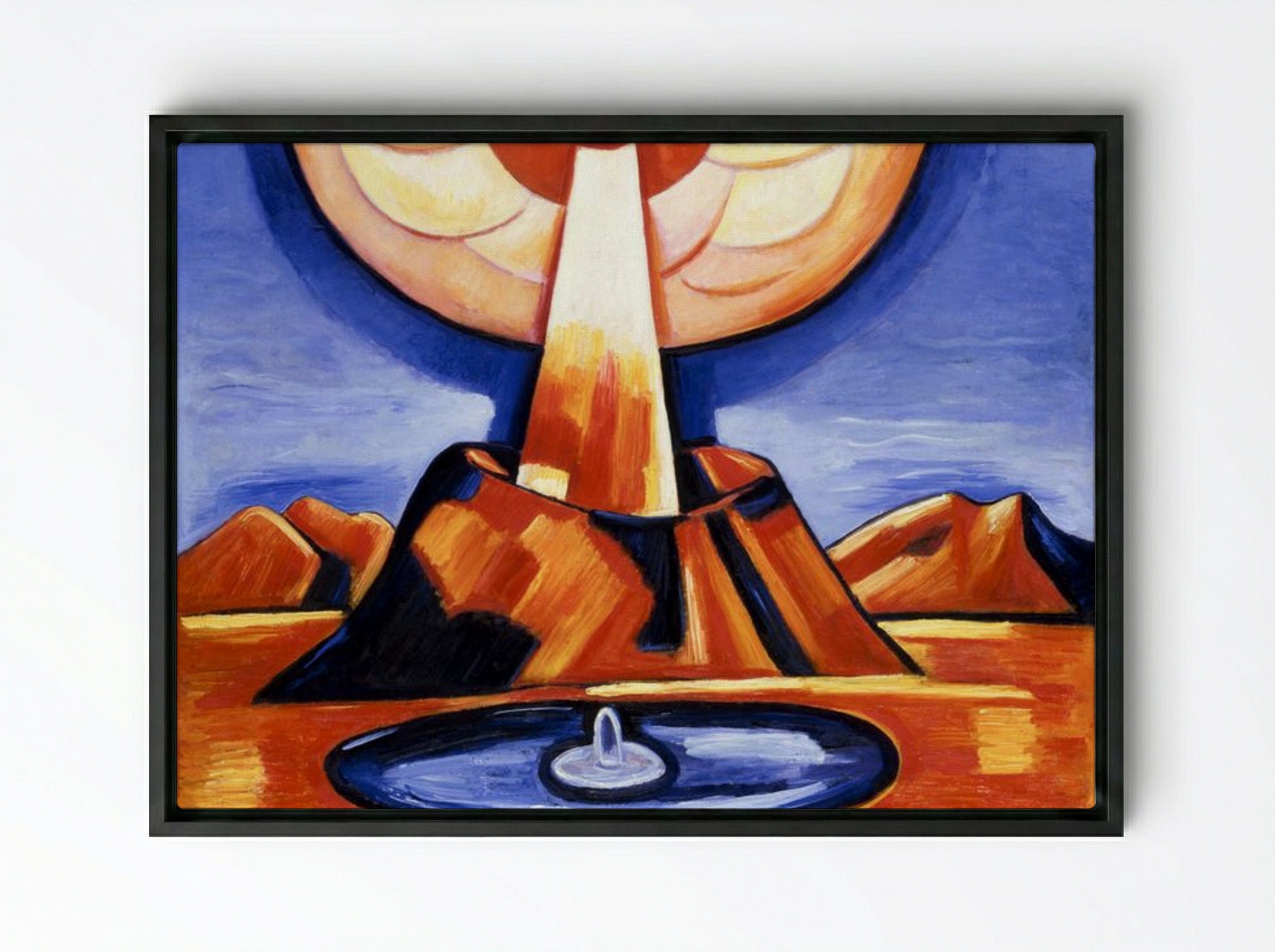 Yliaster (Paracelsus) - Marsden Hartley - Framed Canvas Black