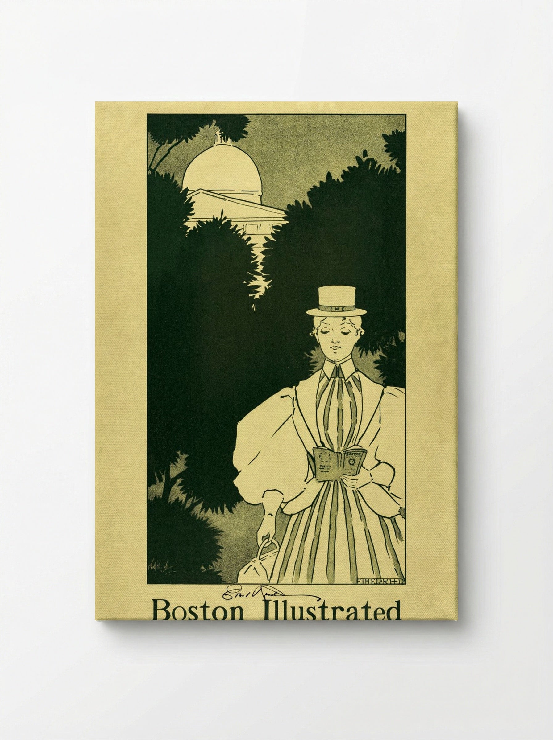 The Best Guide to Boston - Ethel Reed - Canvas