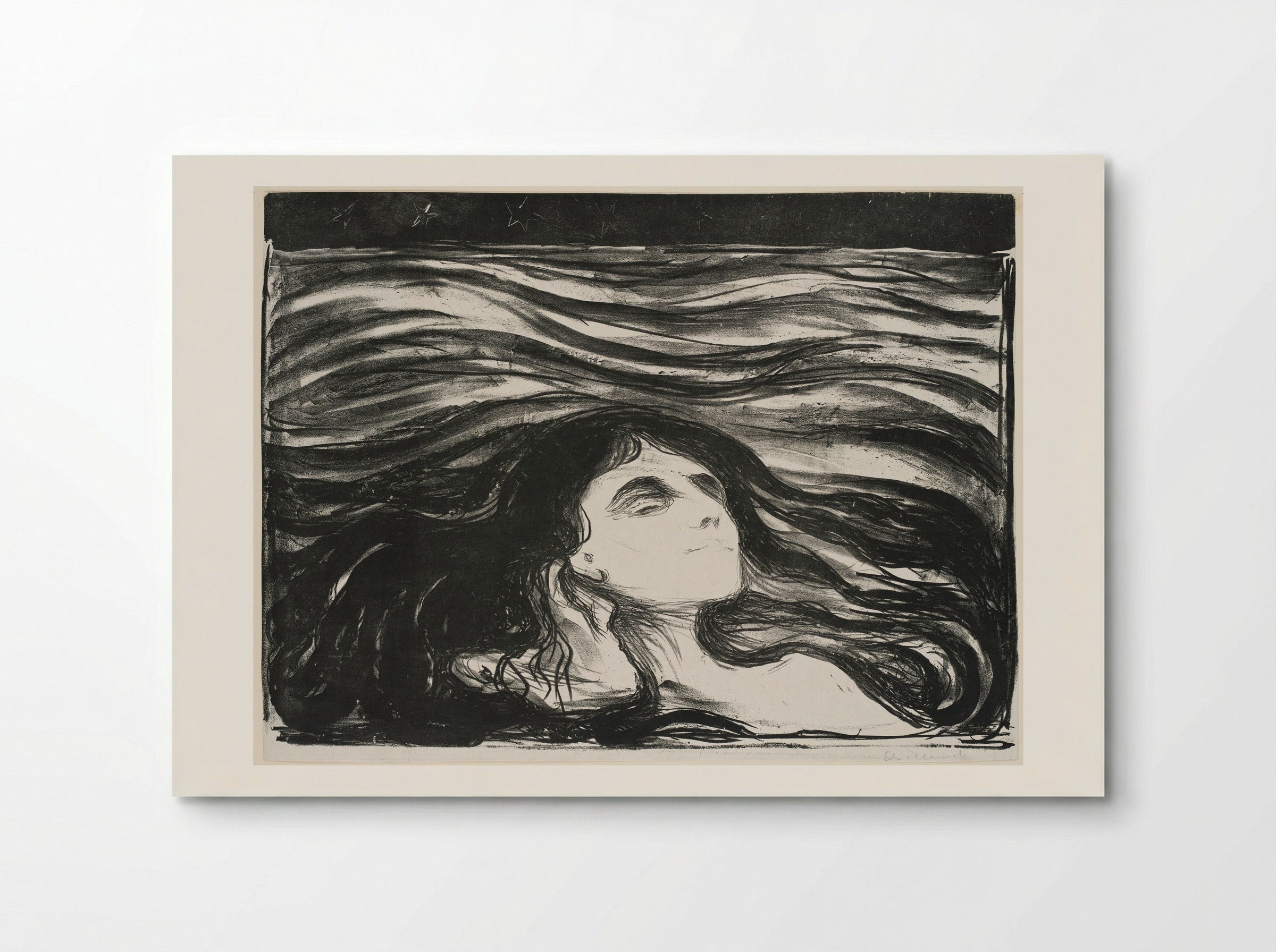 On the Waves of Love - Edvard Munch - Poster