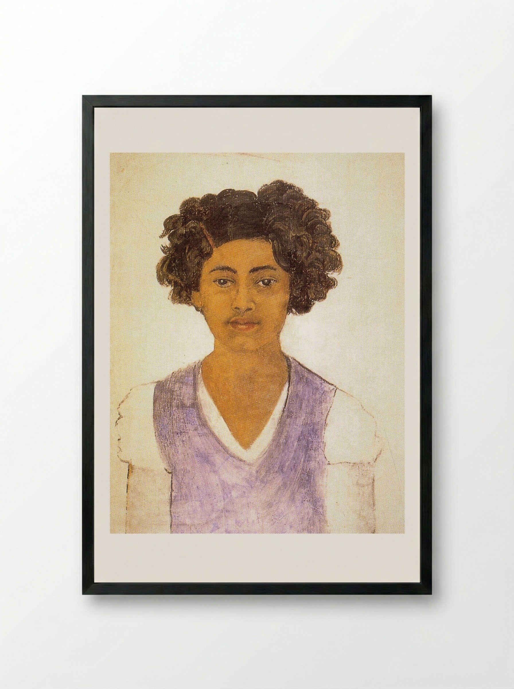 Self Portrait - Fine Art Print - Framed Print Black