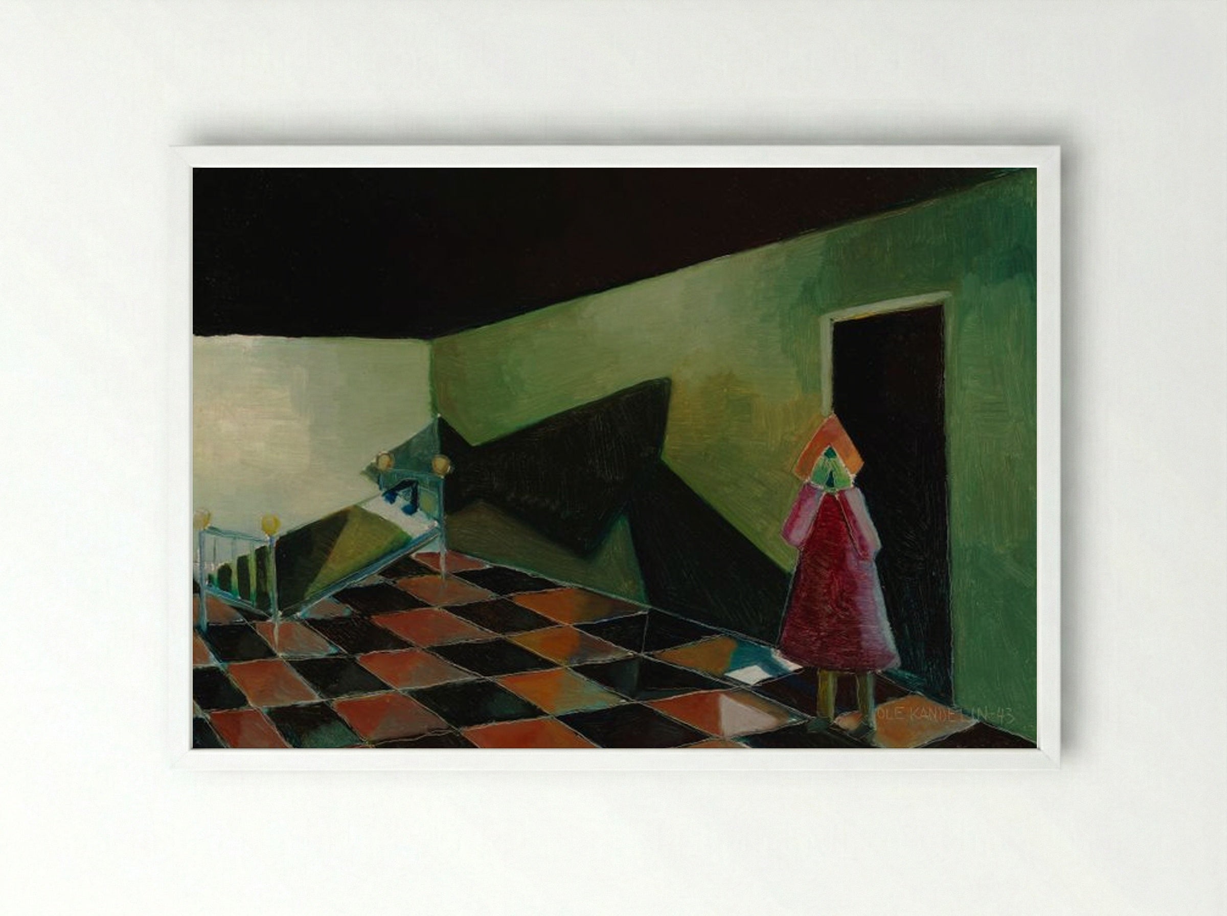 Orphan - Ole Kandelin - Framed Print White