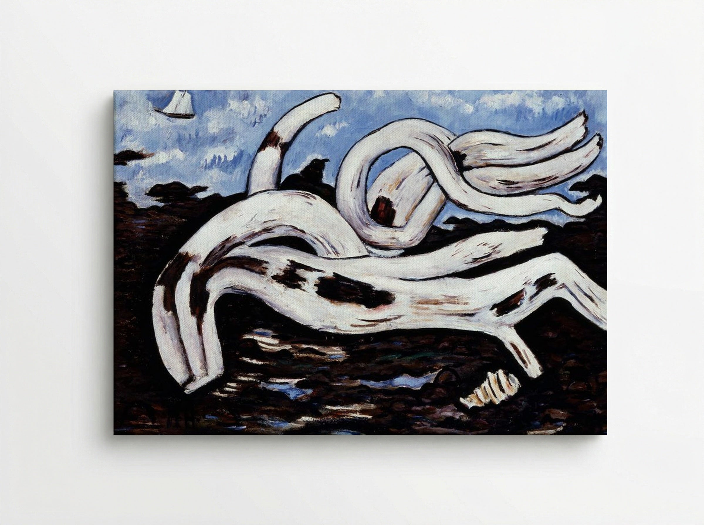 Driftwood on the Bagaduce - Marsden Hartley - Canvas