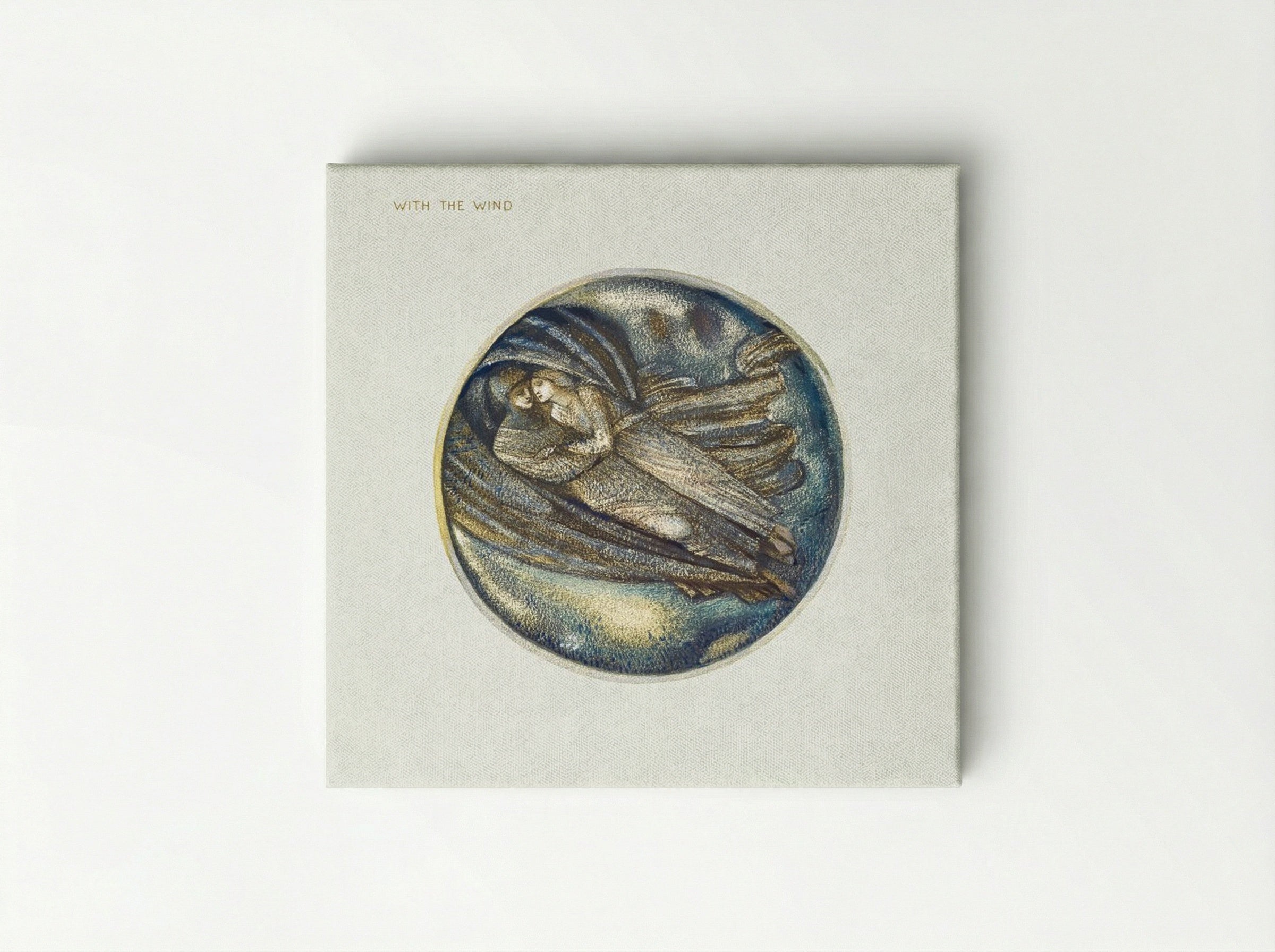 With the Wind, from The Flower Book - Edward Burne-Jones - Canvas
