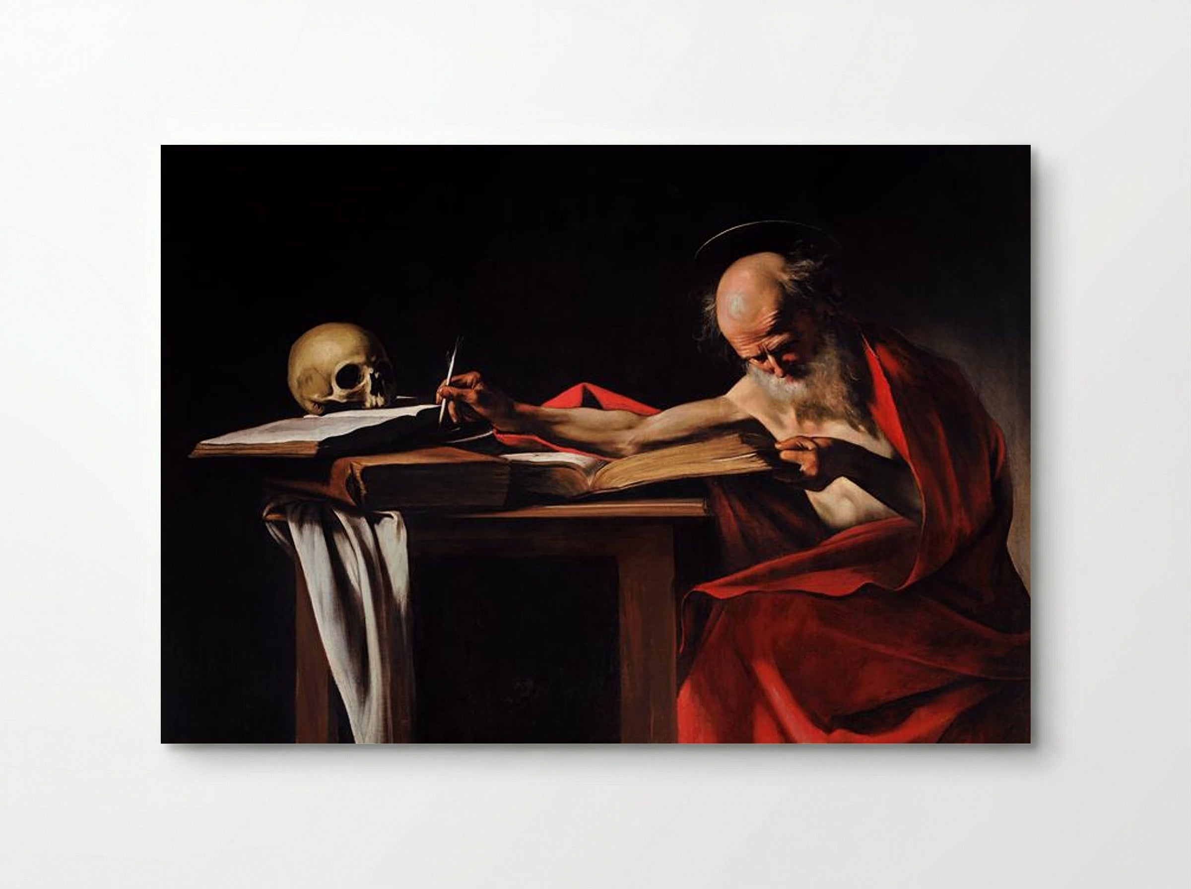 Saint Jerome Writing - Caravaggio - Poster