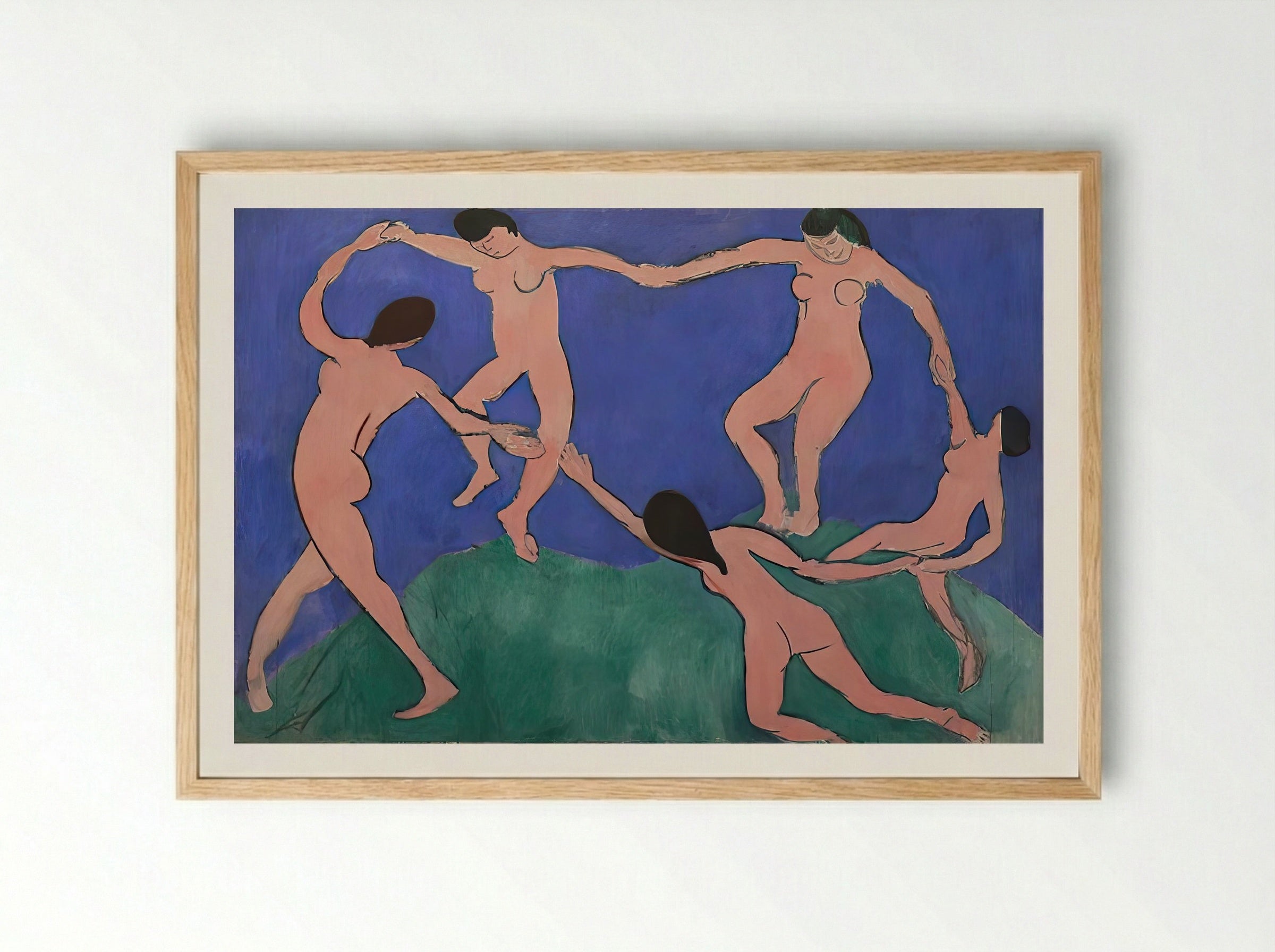 Dance I by Henri Matisse – Fauvist Figurative Movement Print - Framed Print Wood