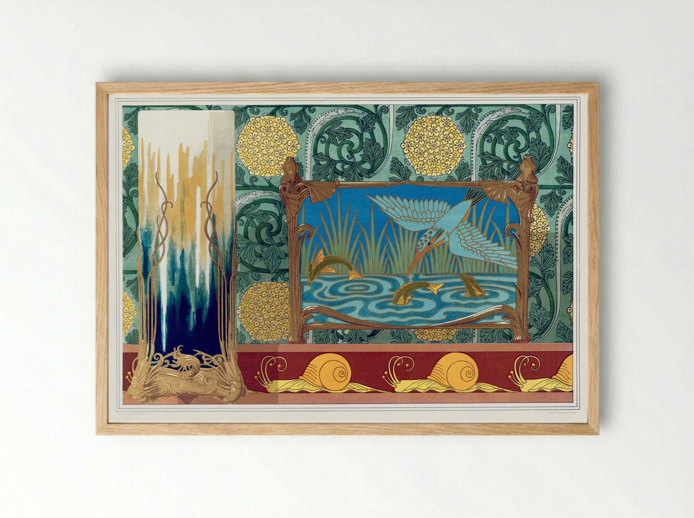 L'Animal dans la Décoration, Plate 48 - Maurice Pillard Verneuil - Framed Print Wood