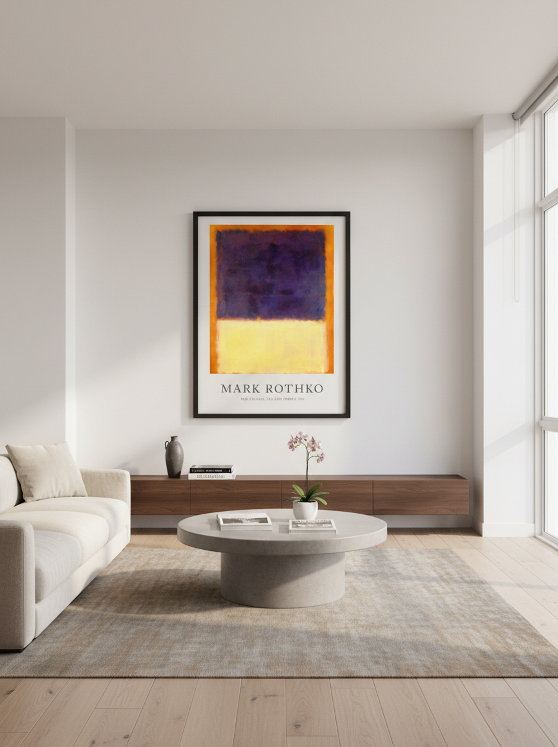 Red, Orange, Tan and Purple - Mark Rothko - Lifestyle