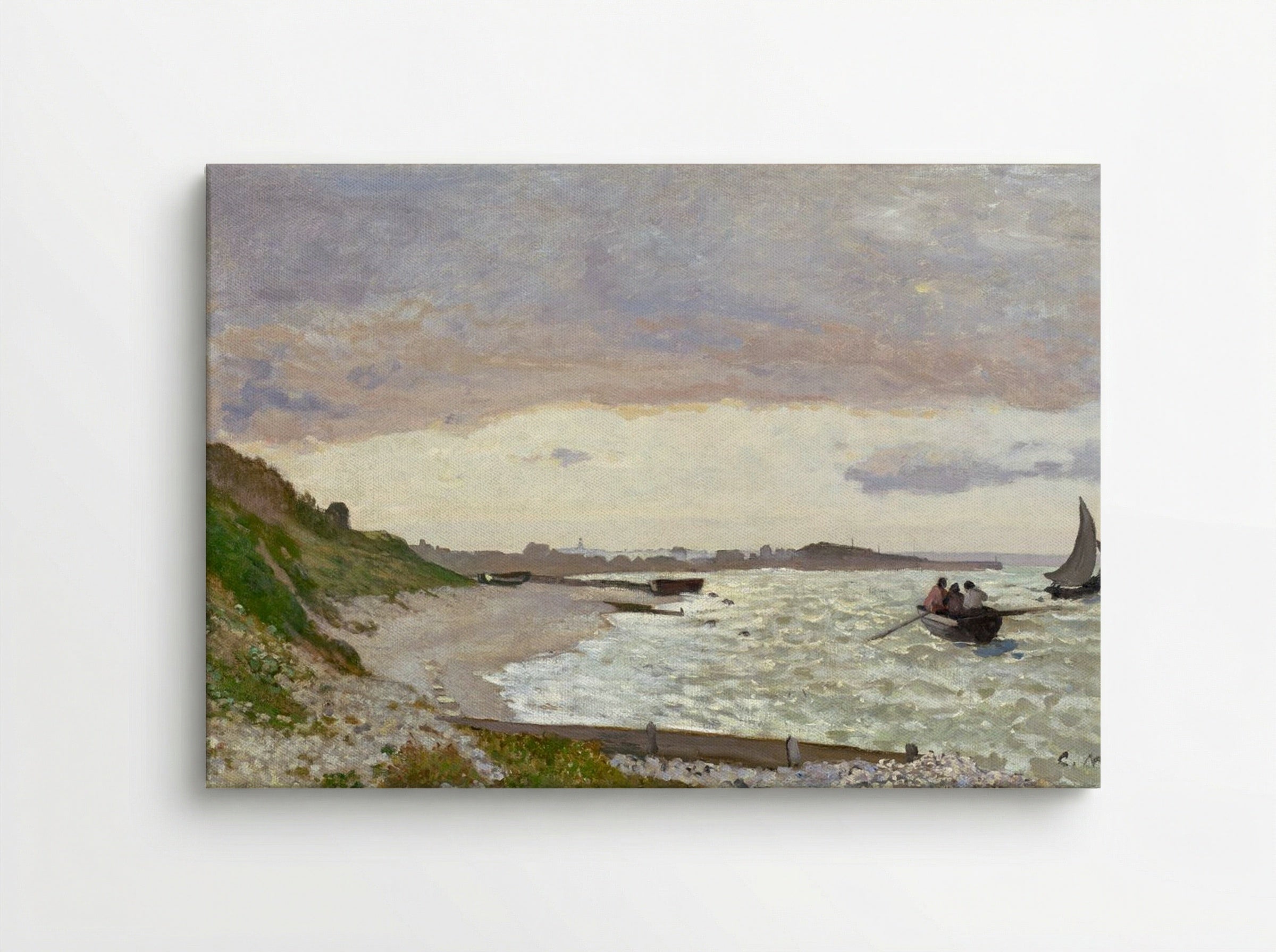 The Seashore at Sainte-Adresse - Claude Monet - Canvas