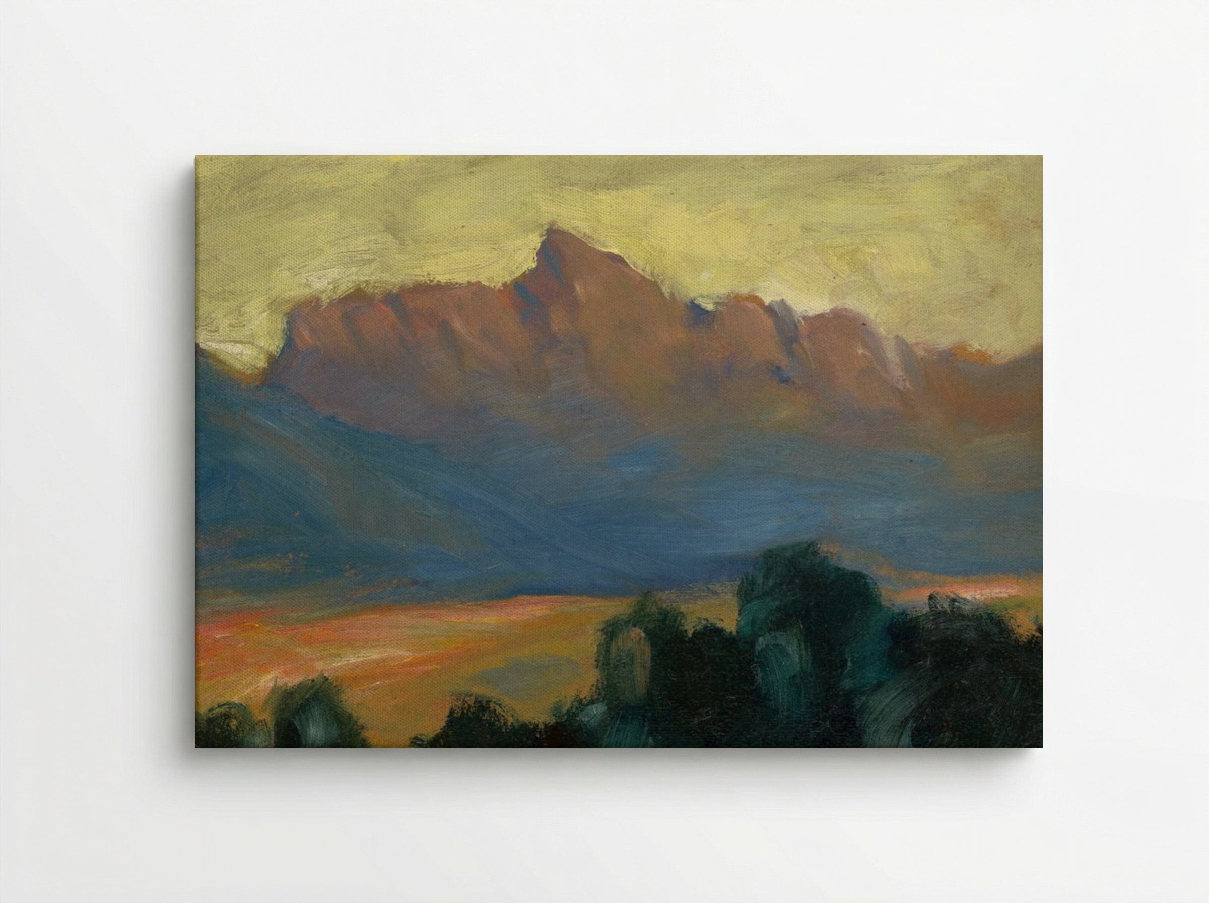 Mountain Landscape at Sunset - Zolo Palugyay - Canvas