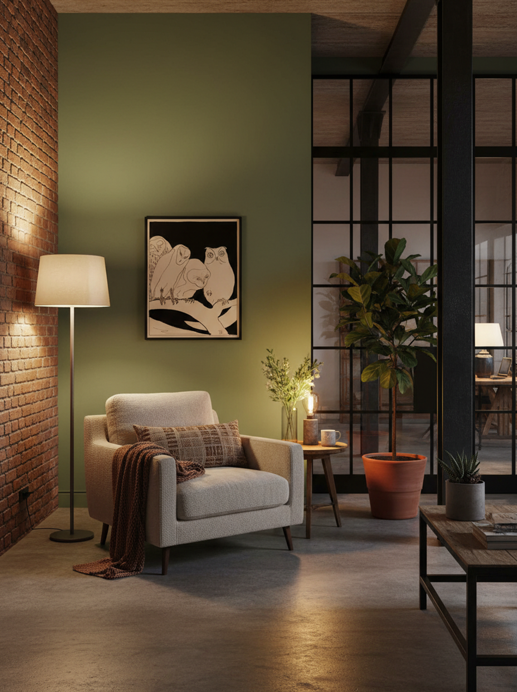 Owls on a Branch - Theo van Hoytema - Lifestyle