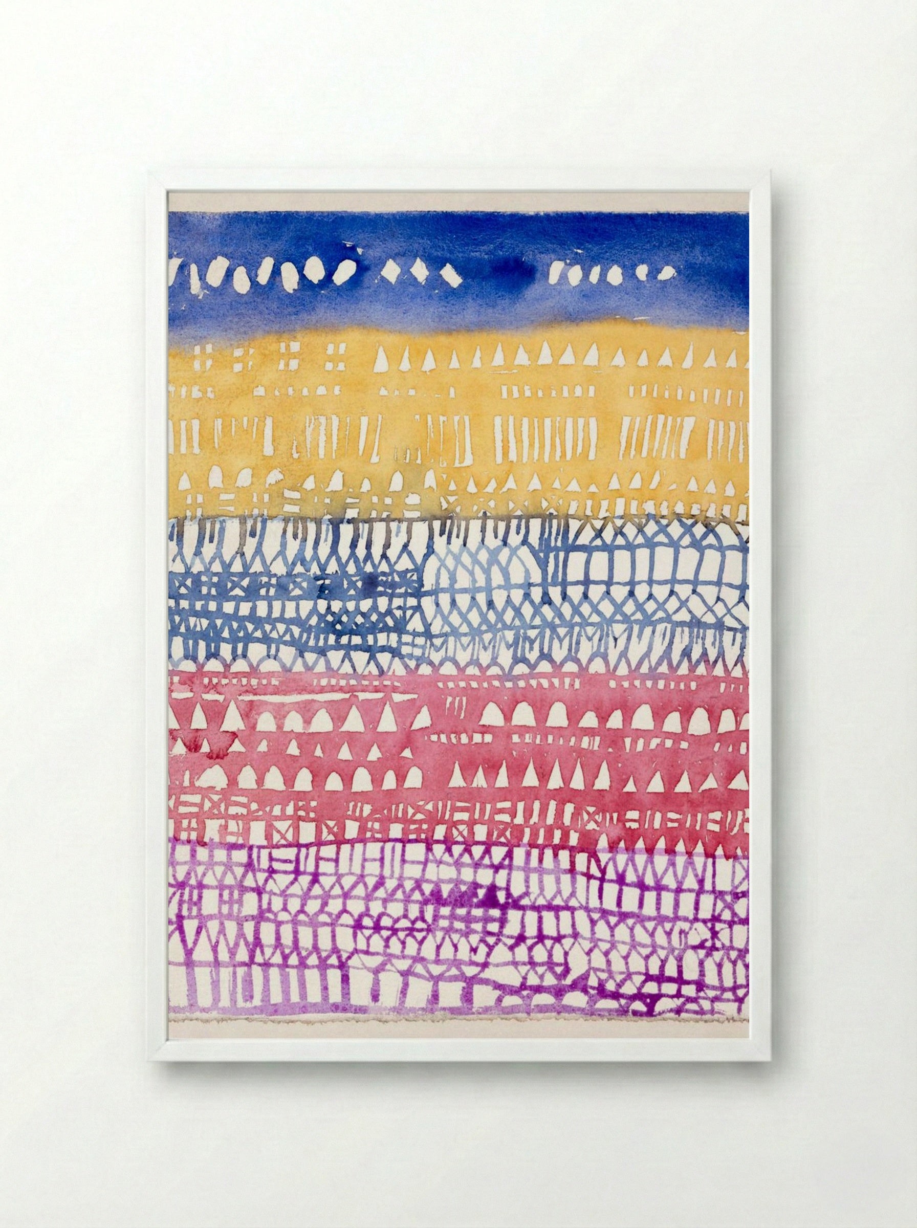 Old City - Paul Klee - Framed Print White