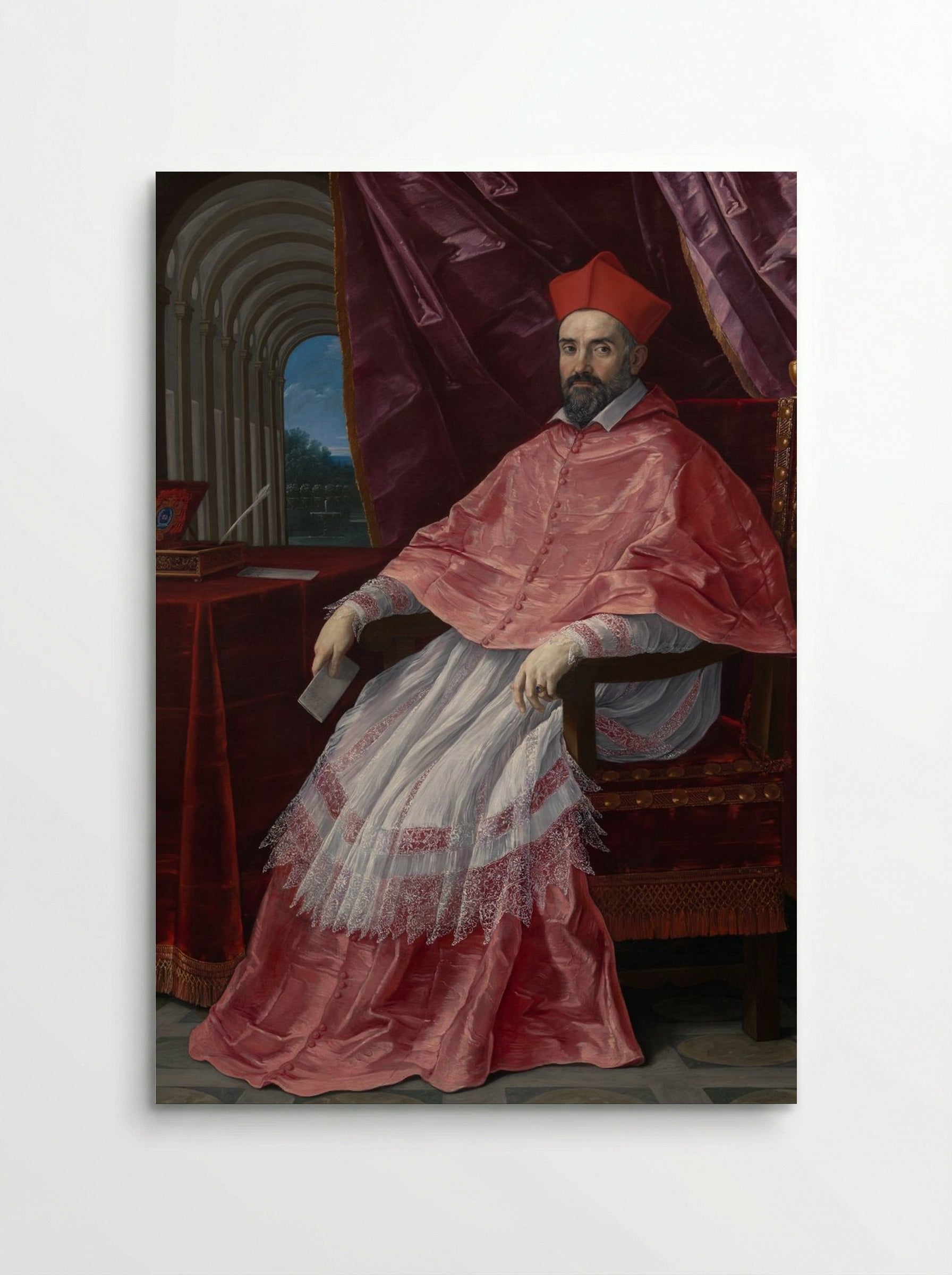 Cardinal Roberto Ubaldini - Guido Reni - Poster