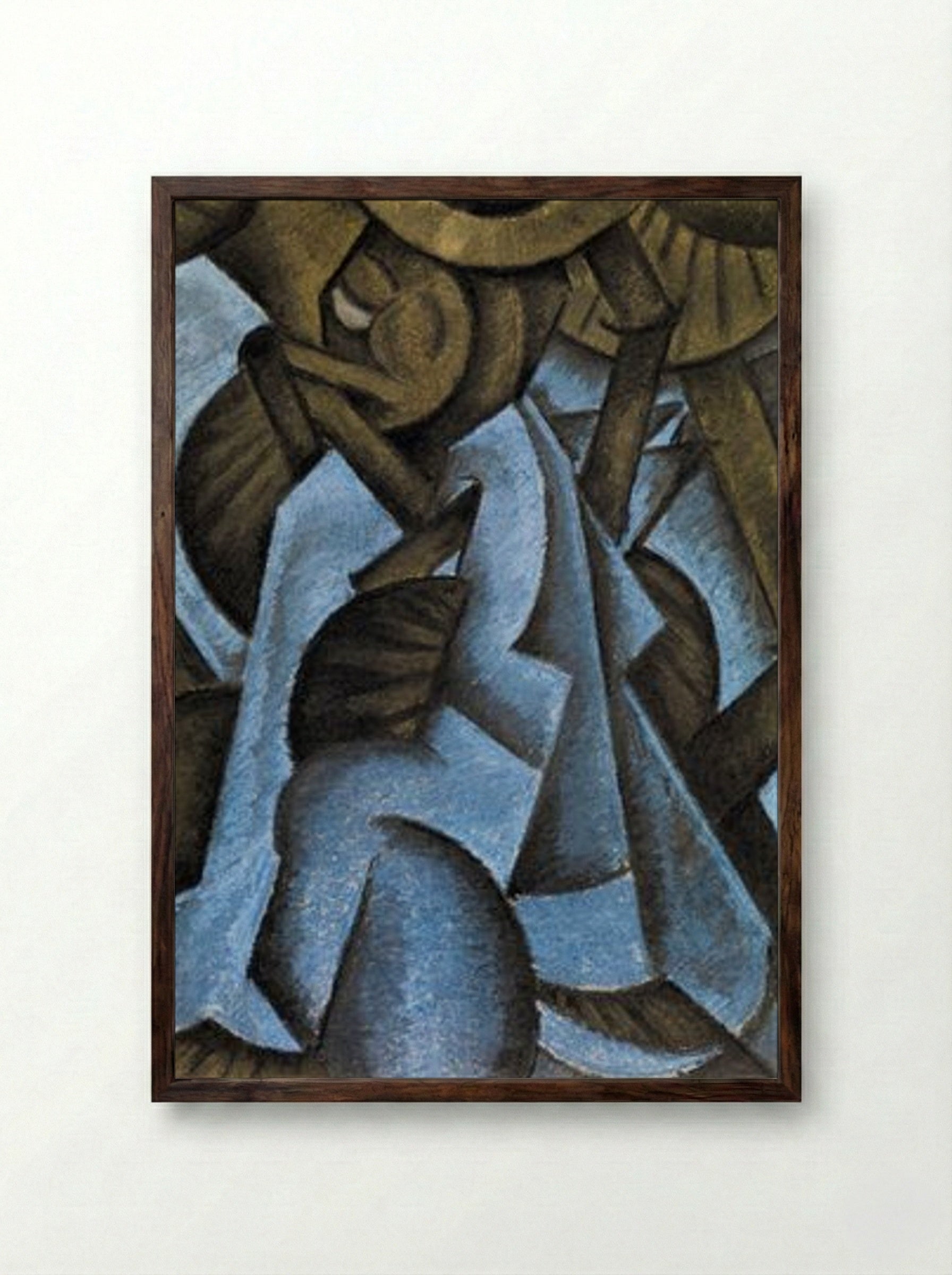 Pagan Philosophy - Arthur Dove - Framed Print Dark Wood