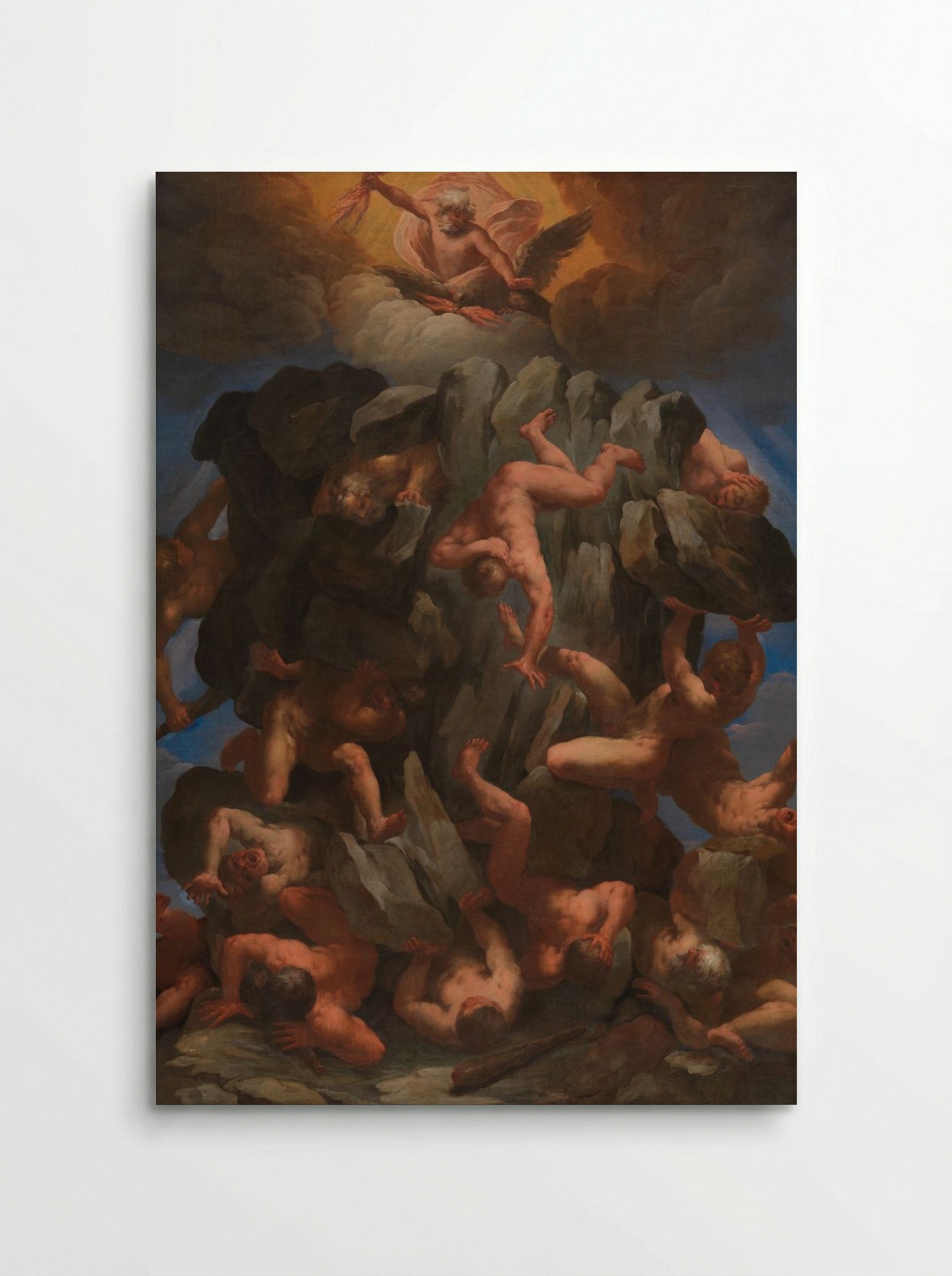 The Fall of the Giants - Guido Reni - Poster
