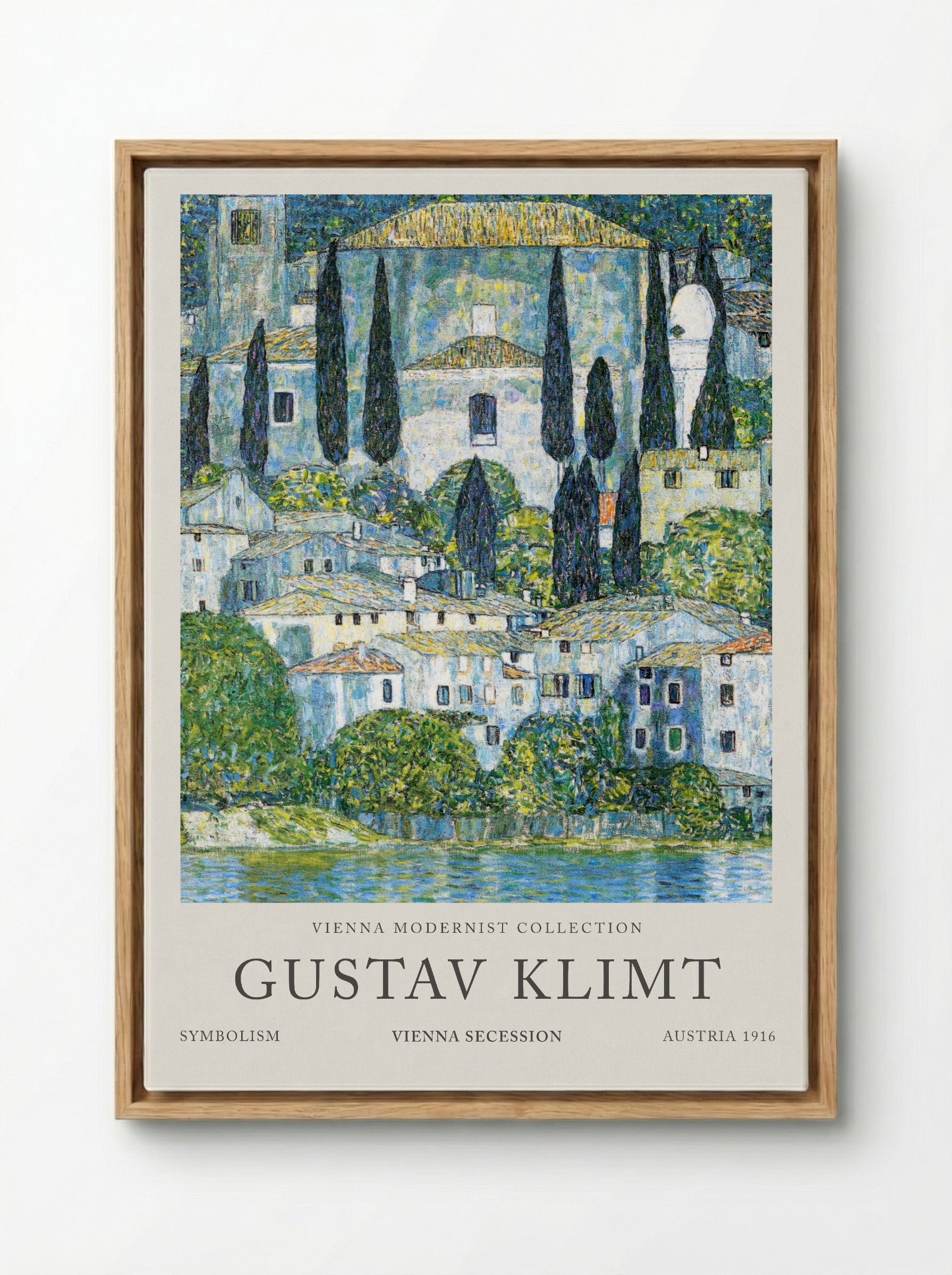 Kirche in Cassone - Gustav Klimt