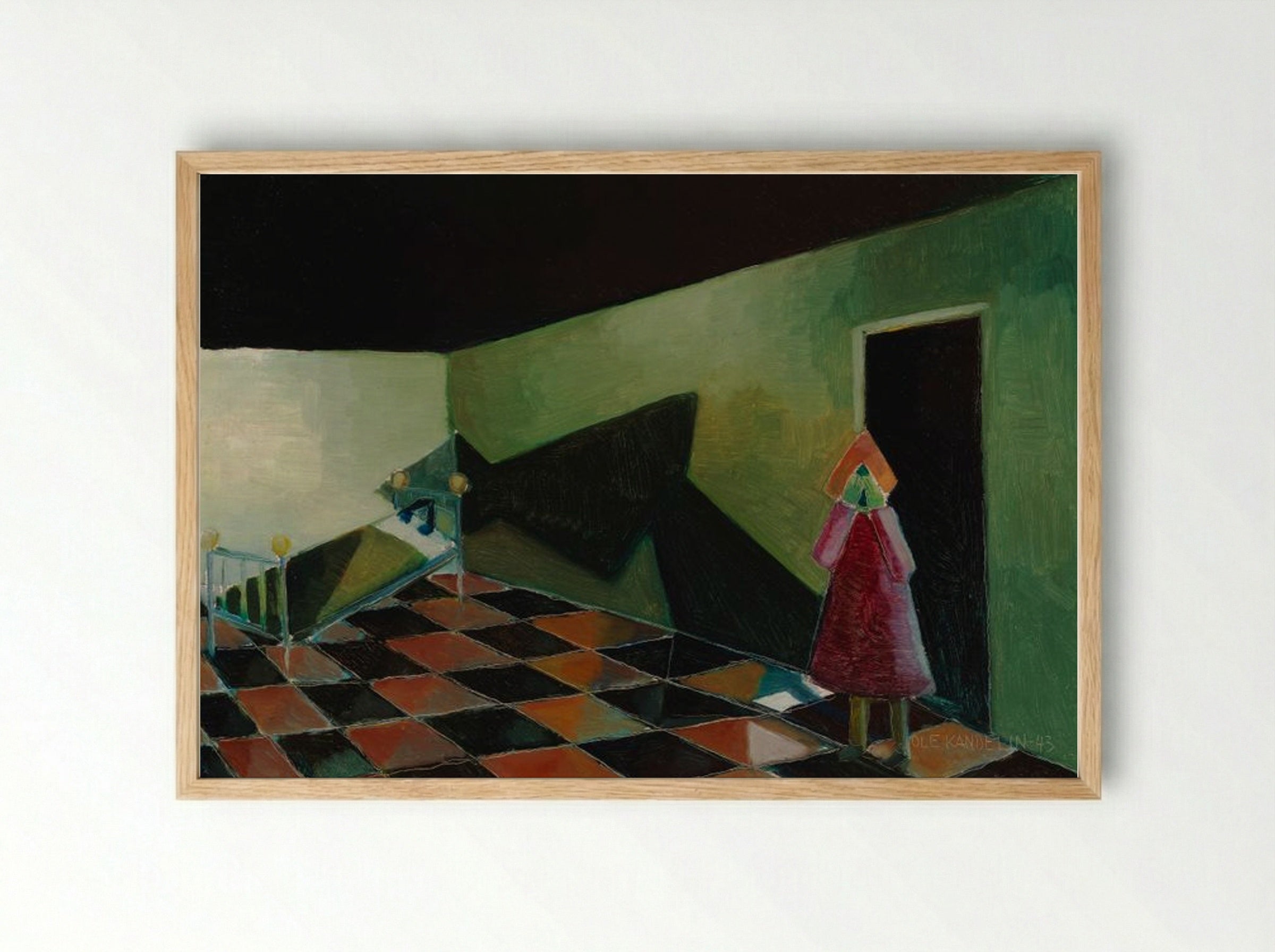 Orphan - Ole Kandelin - Framed Print Wood