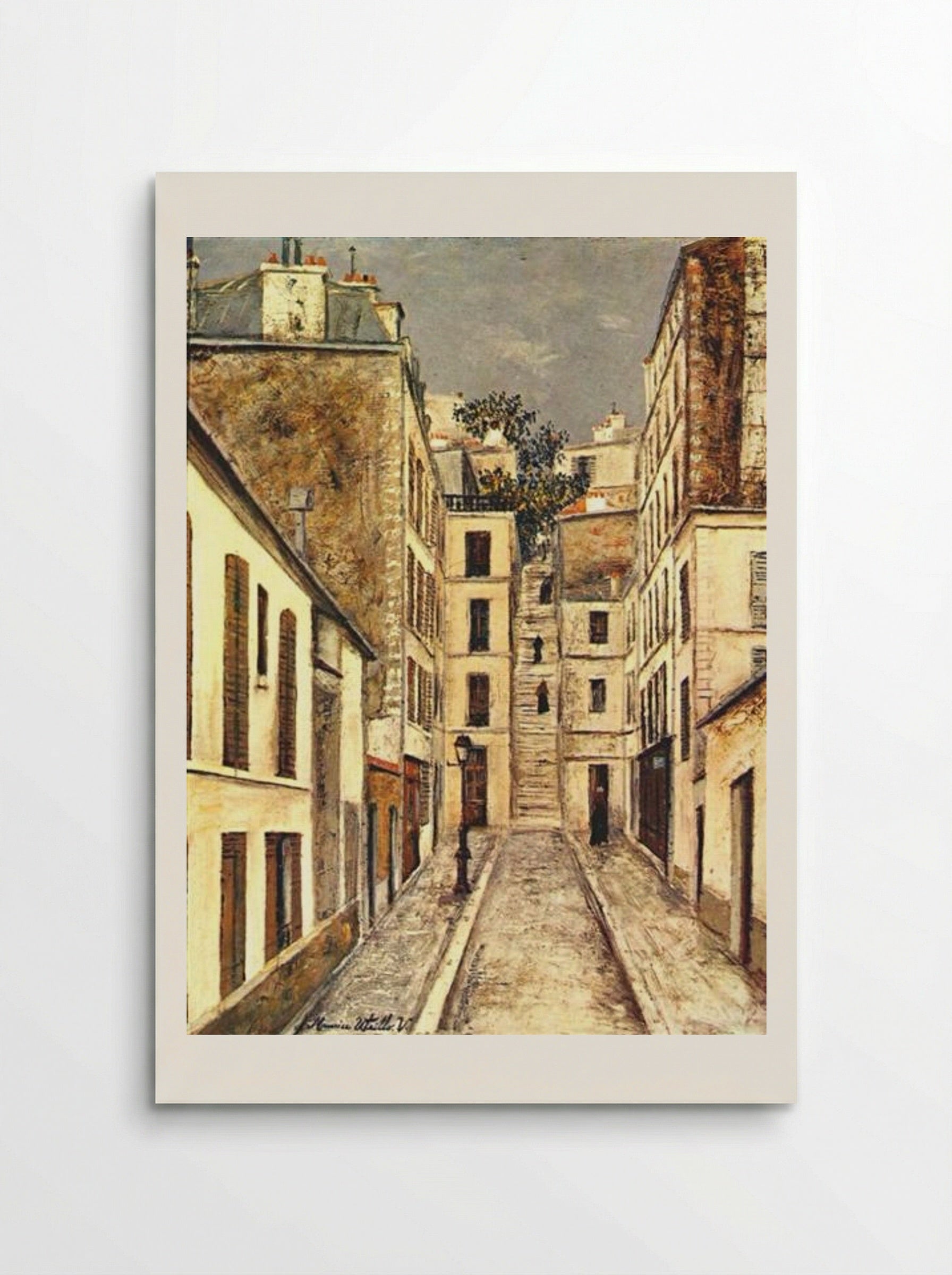 The Passage (The Dead End) - Maurice Utrillo - Poster