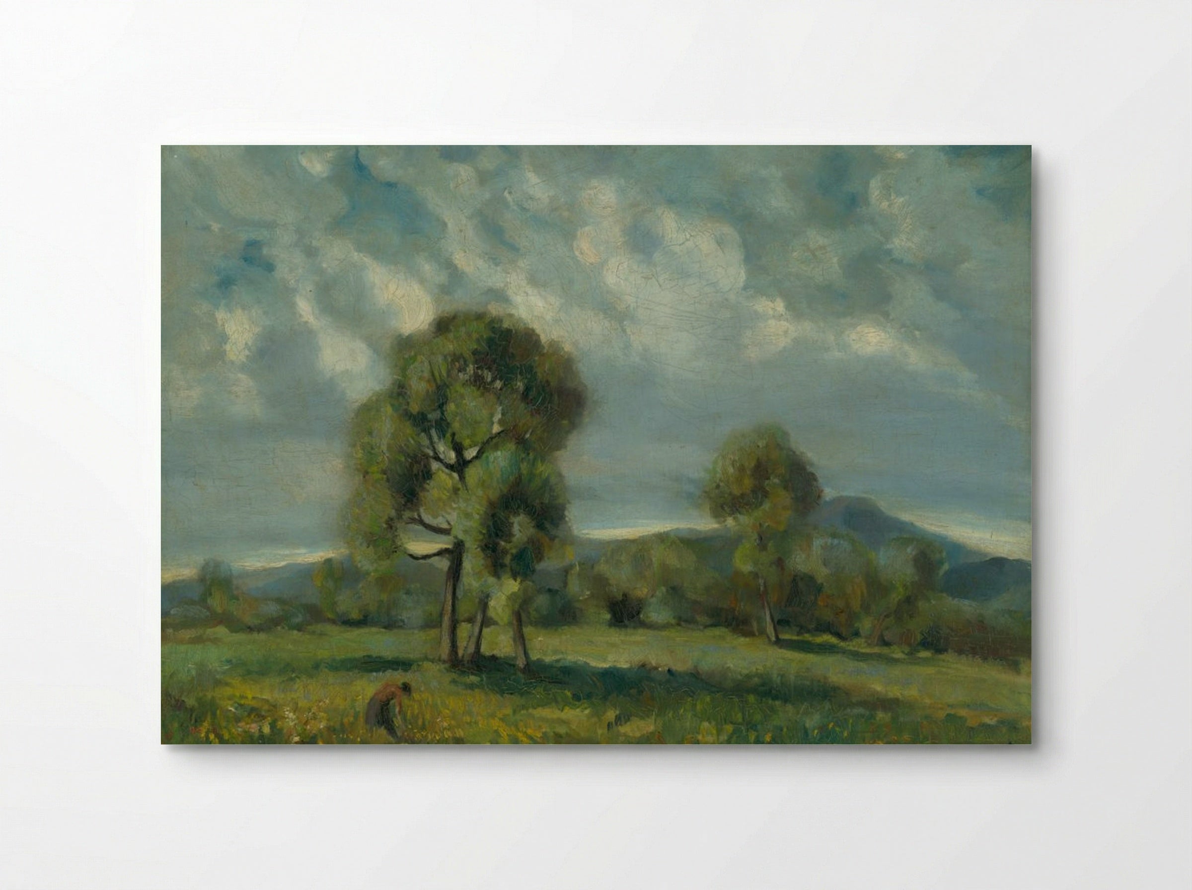 Liptov Landscape with Trees - Zolo Palugyay - Poster