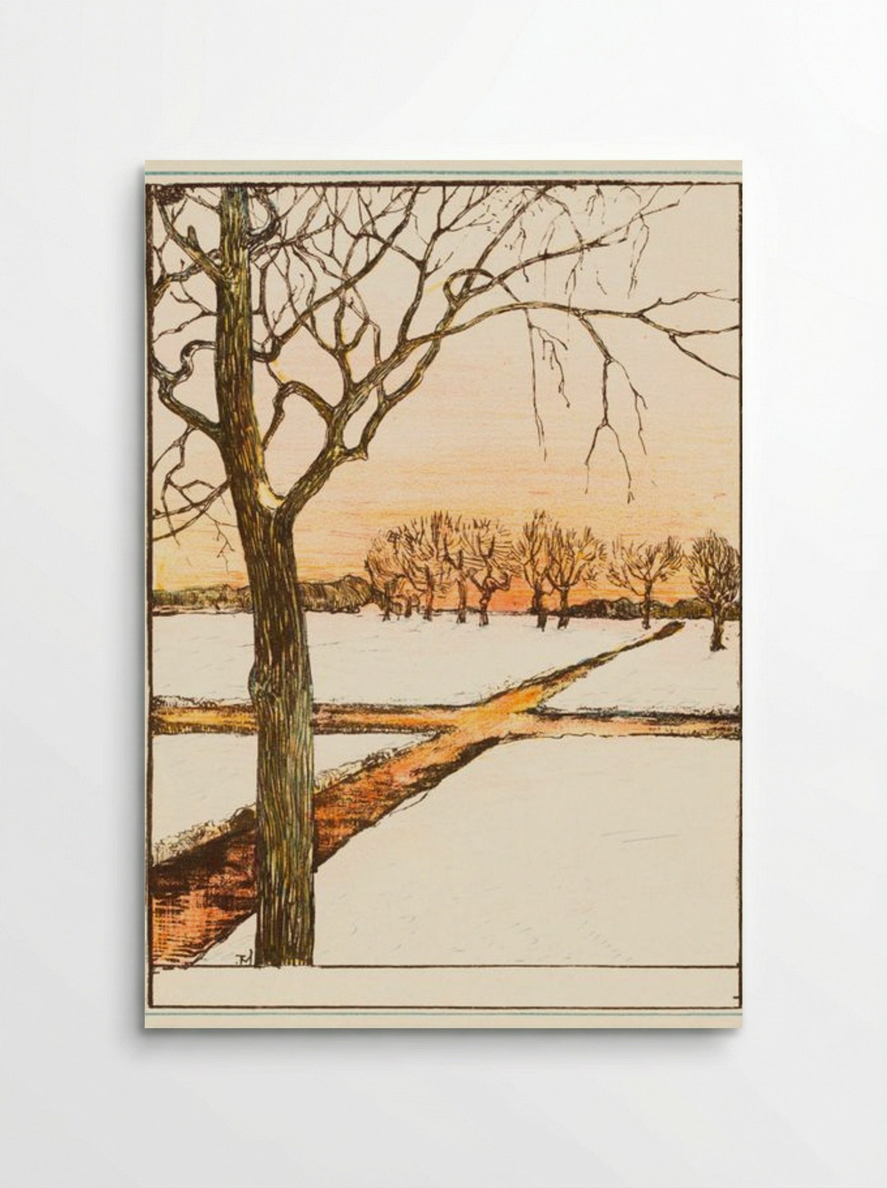 Sneeuwlandschap (Snowy Landscape) - Theo van Hoytema - Poster