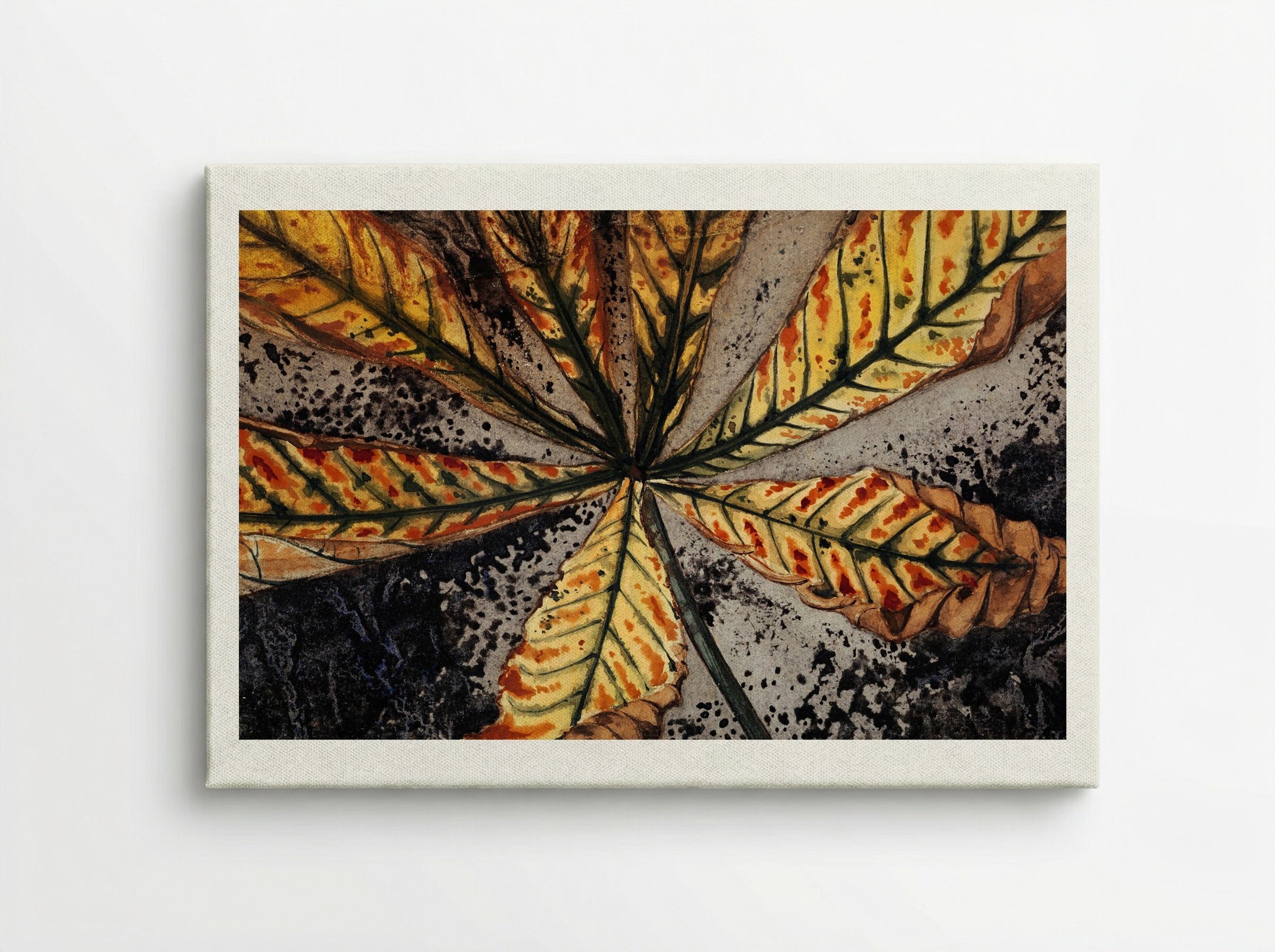 Chestnut Leaf - Julie de Graag - Canvas