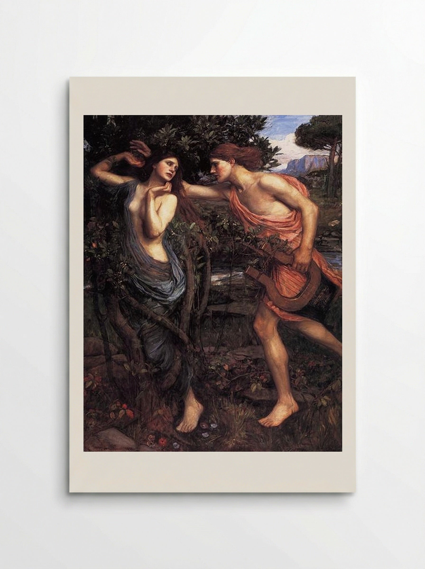 Apollo and Daphne - John William Waterhouse - Poster