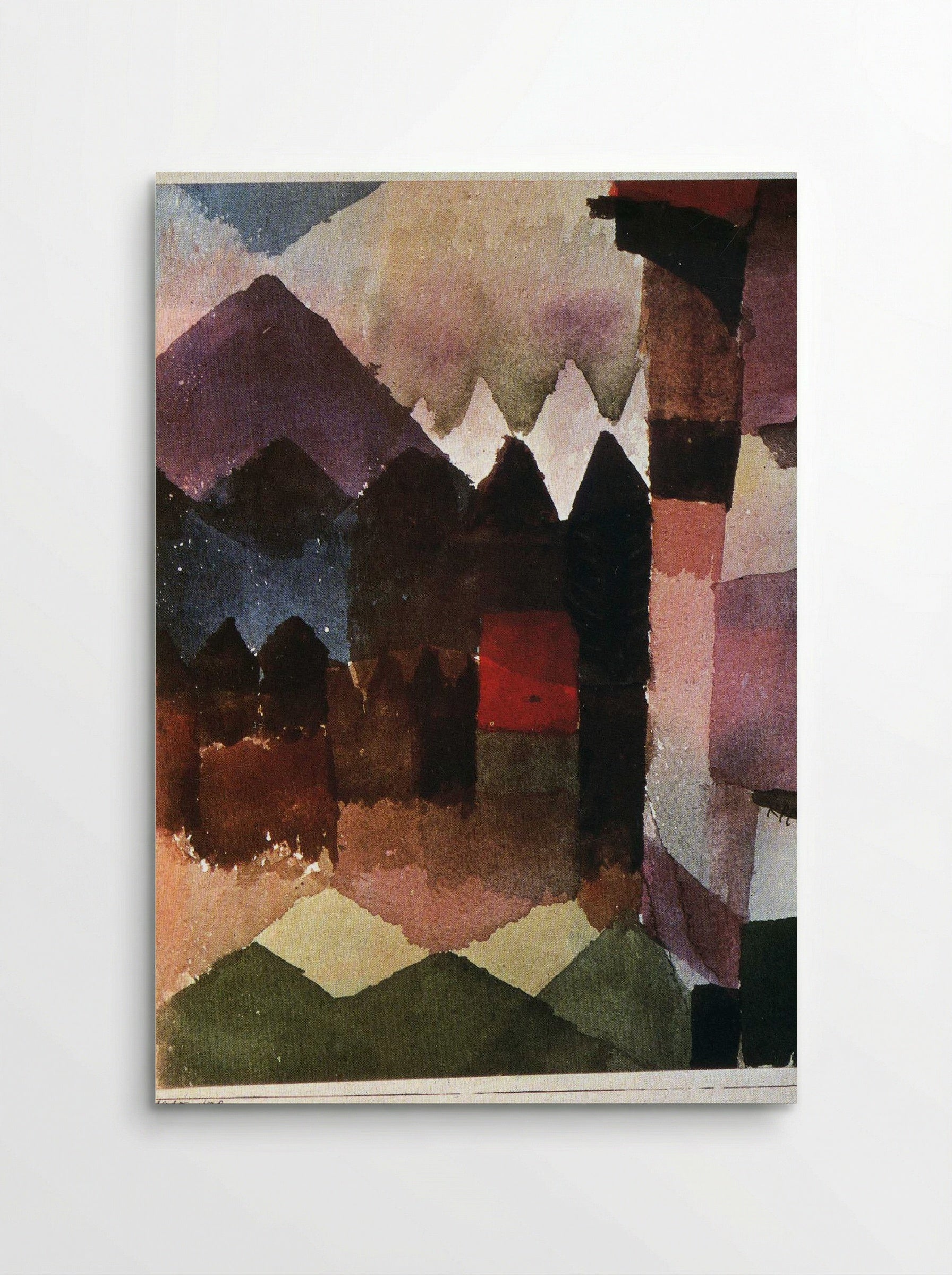 Foehn Wind in Marc's Garden - Paul Klee - Poster