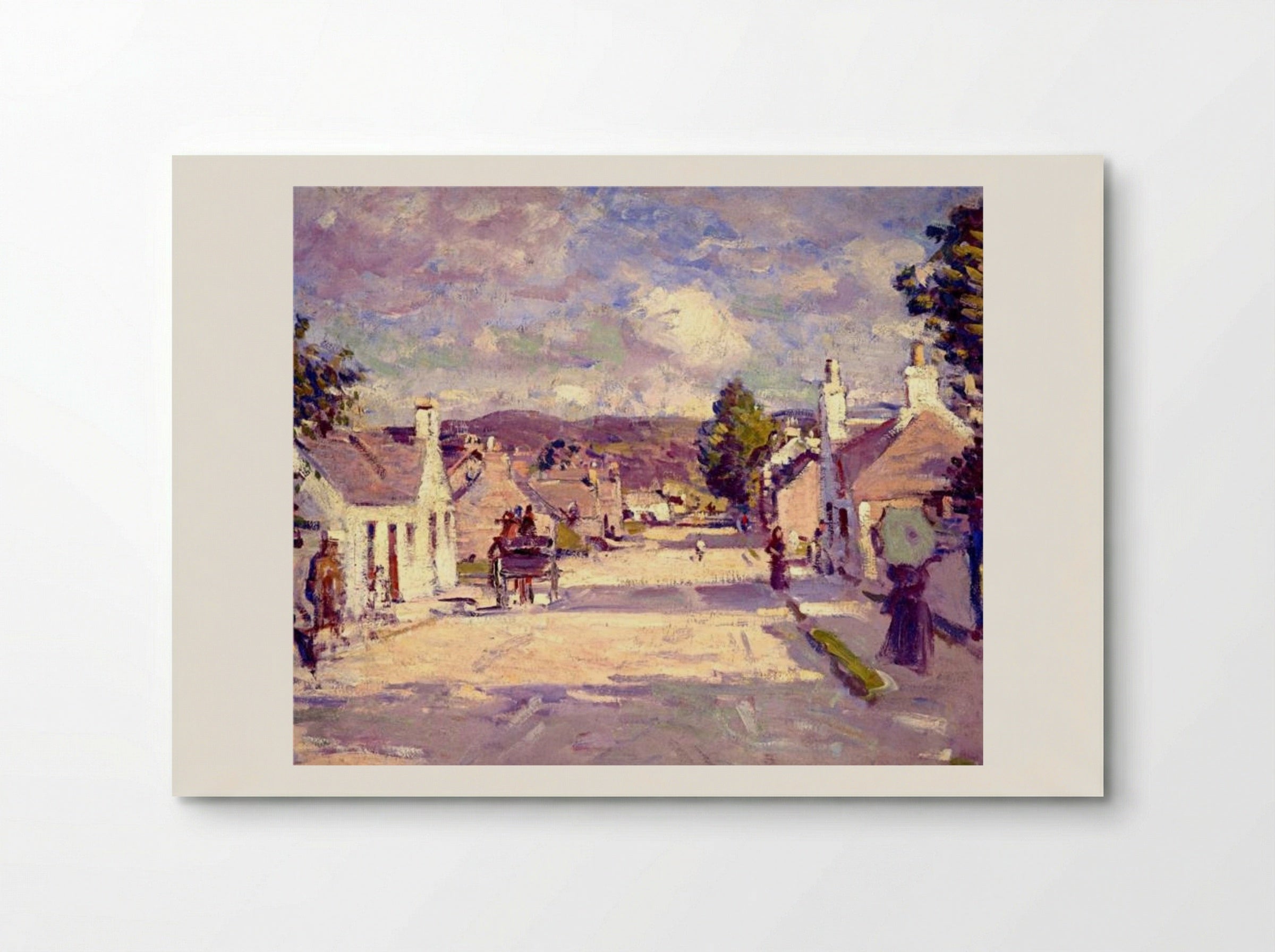A Street, Comrie - Samuel Peploe - Poster