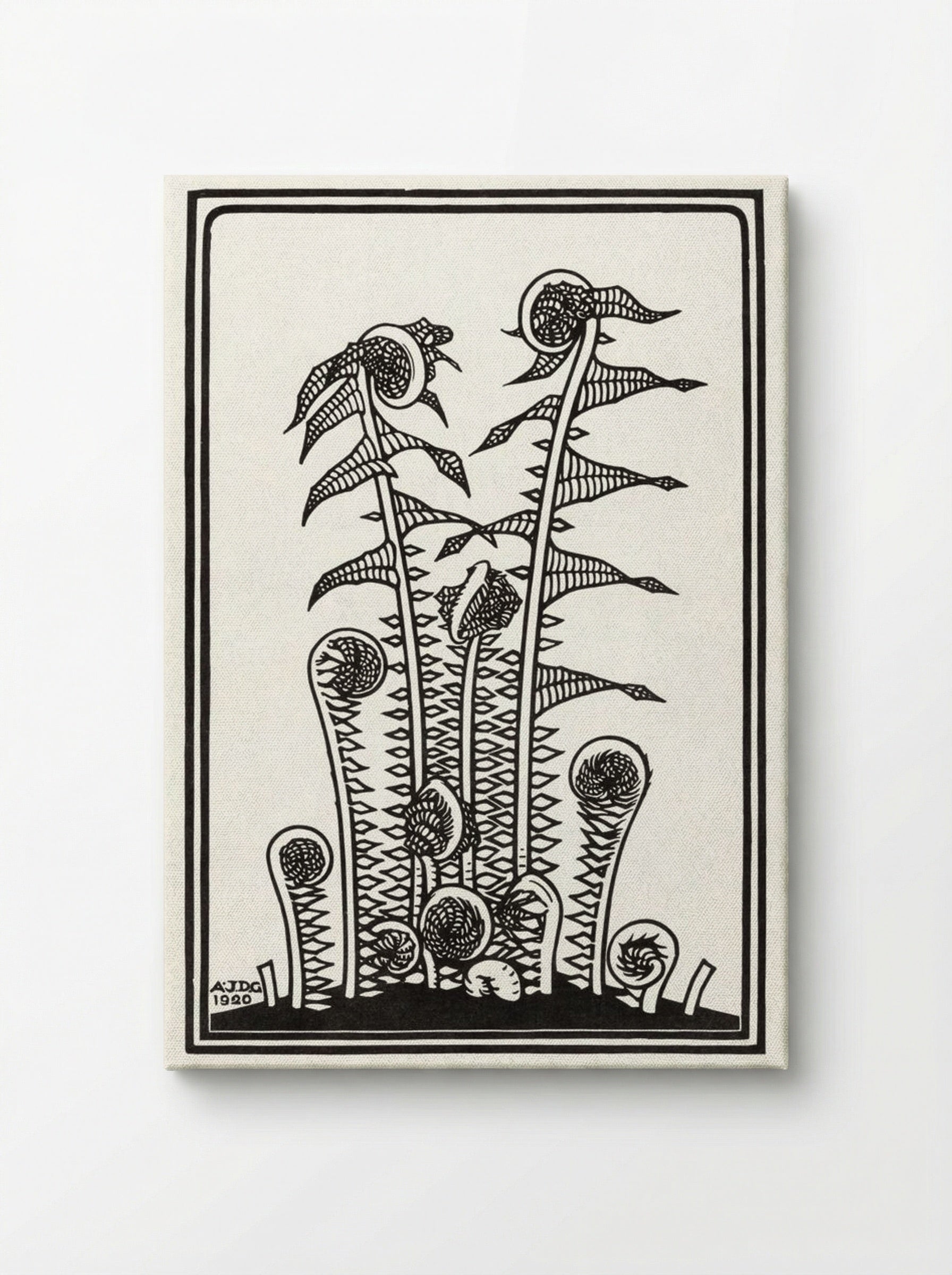 Ferns - Julie de Graag - Canvas