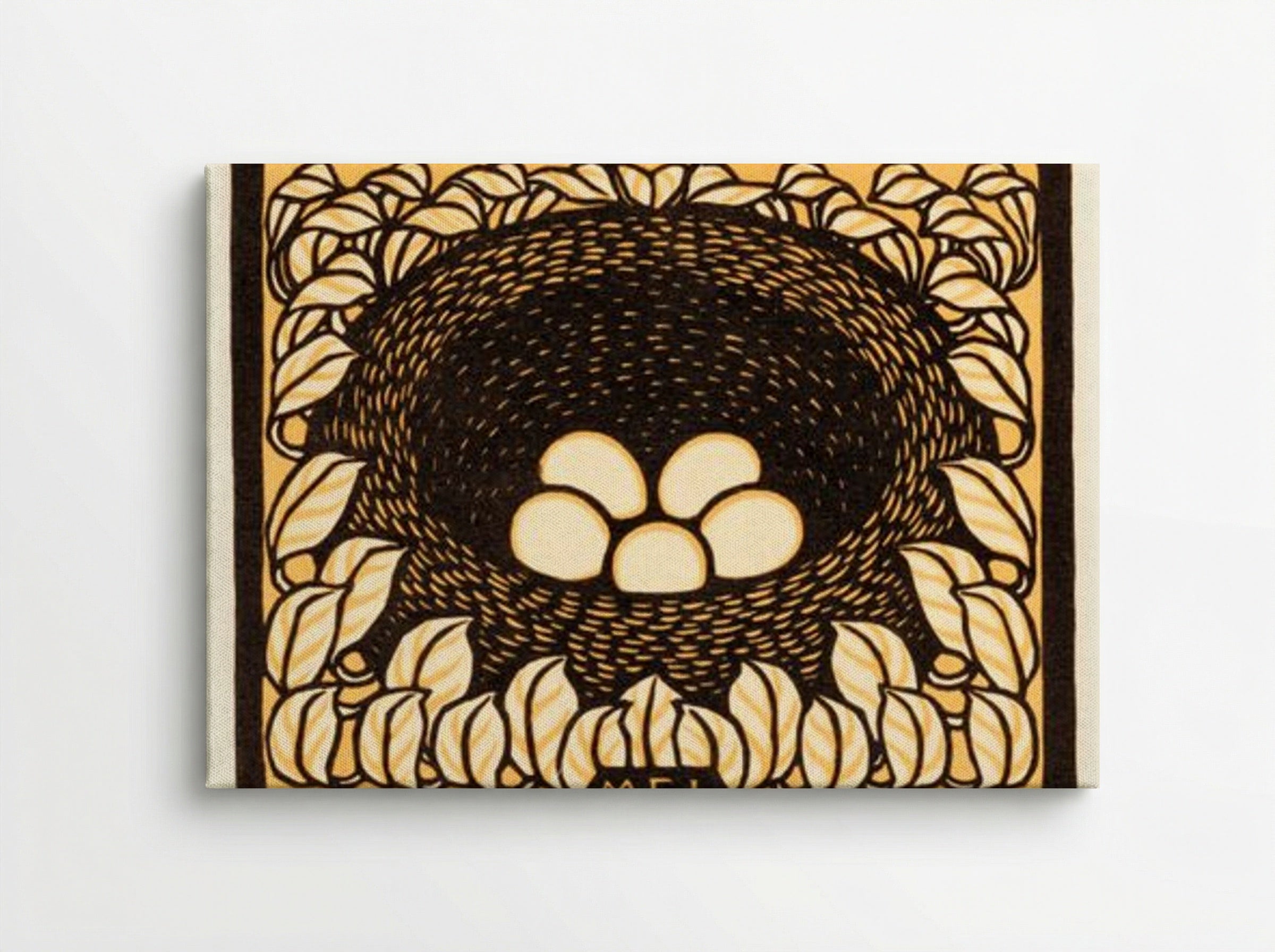 May (Eggs in Nest) - Julie de Graag - Canvas