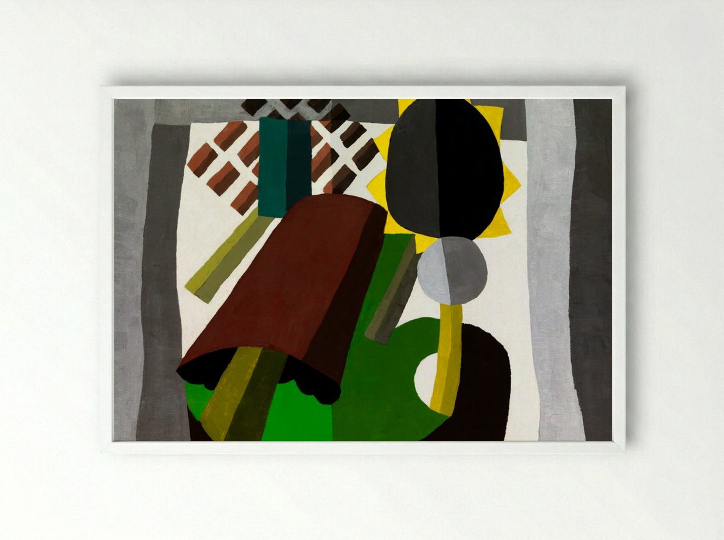 The Inn - Arthur Dove - Framed Print White