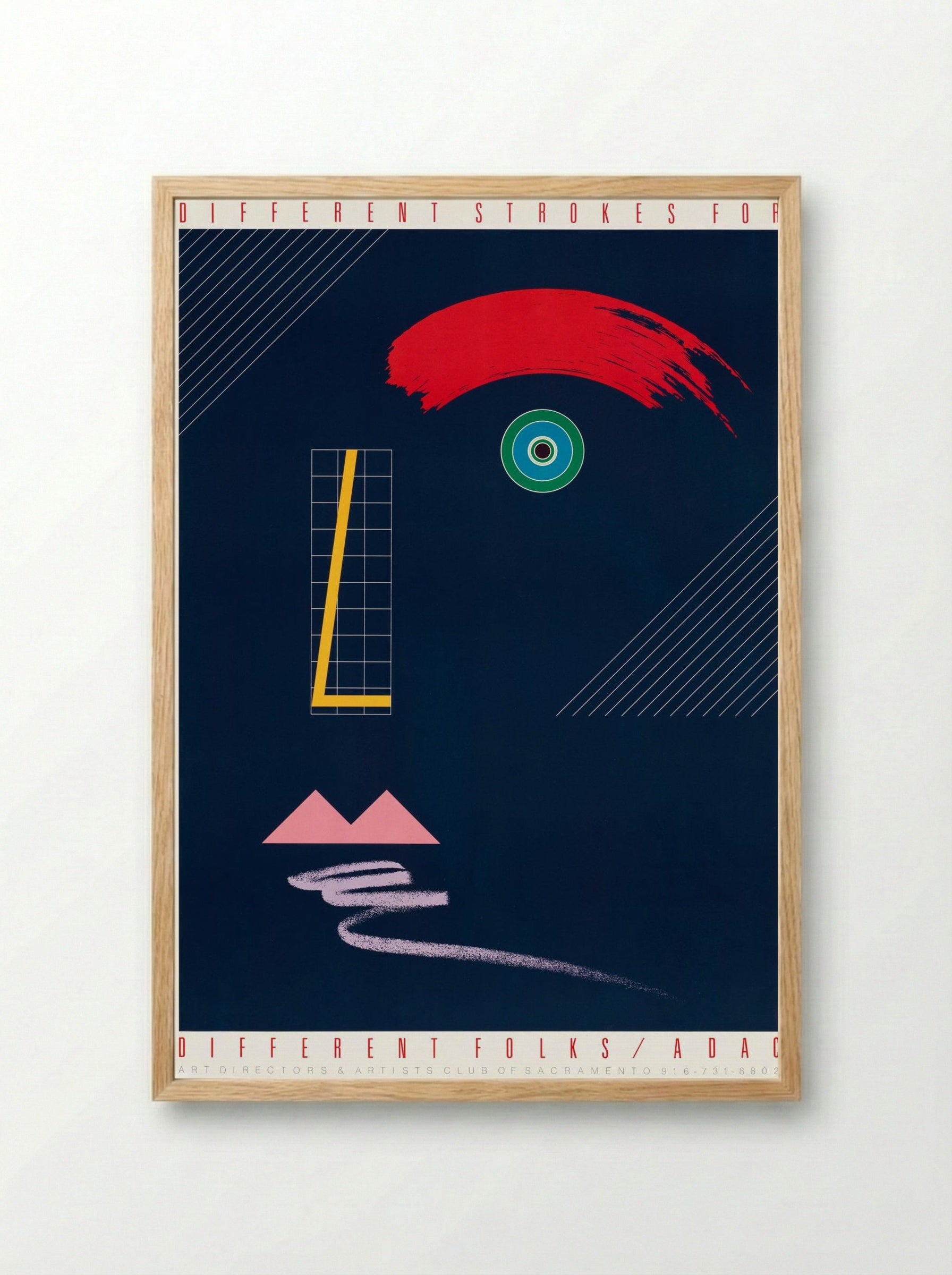 Different Strokes for Different Folks / ADAC - McRay Magleby - Framed Print Wood