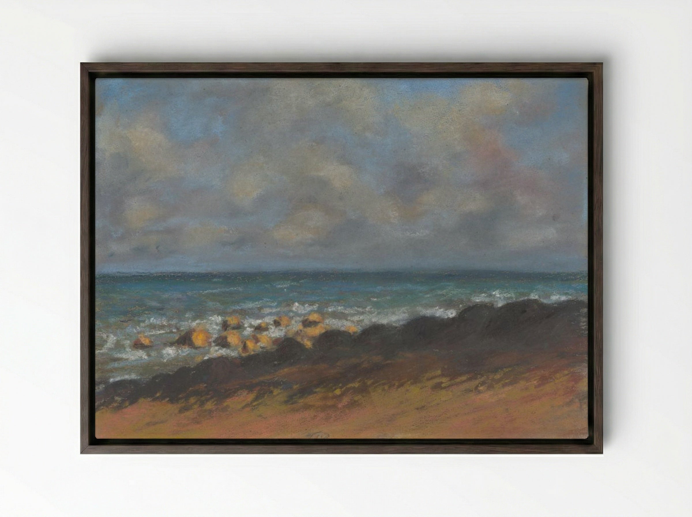 Baltic Region - Zolo Palugyay - Framed Canvas Dark Wood