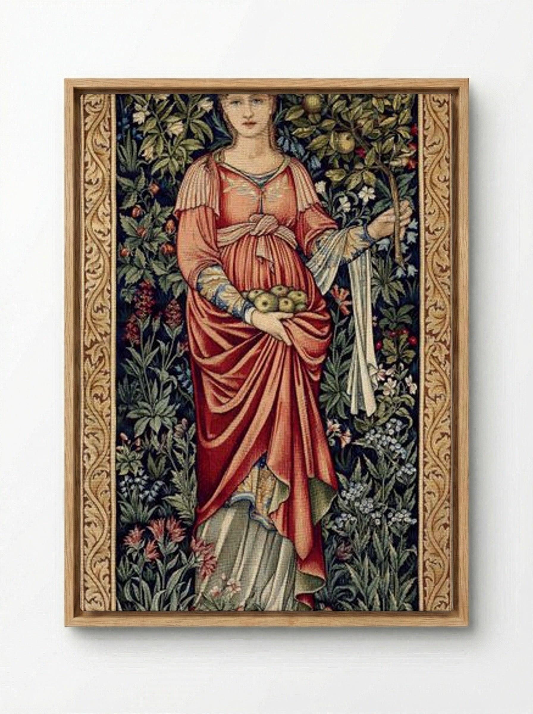 Pomona - Edward Burne-Jones - Framed Canvas Wood
