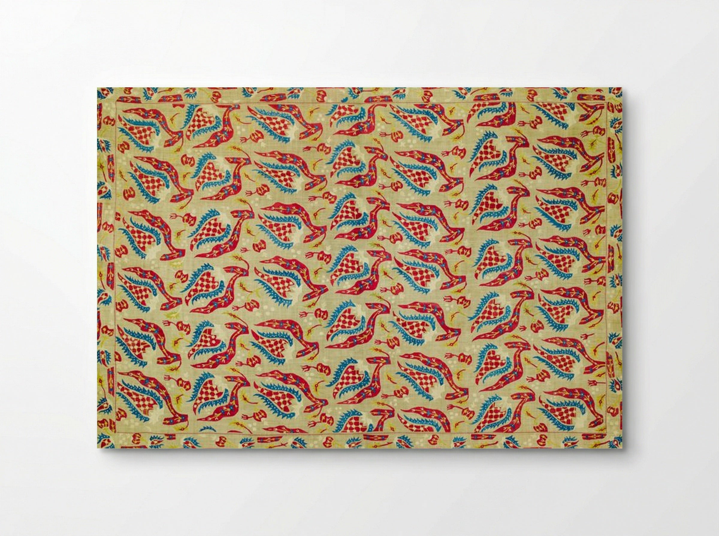Turkish Bed Cover Pattern with Flowers and Leaves - William Morris - Poster