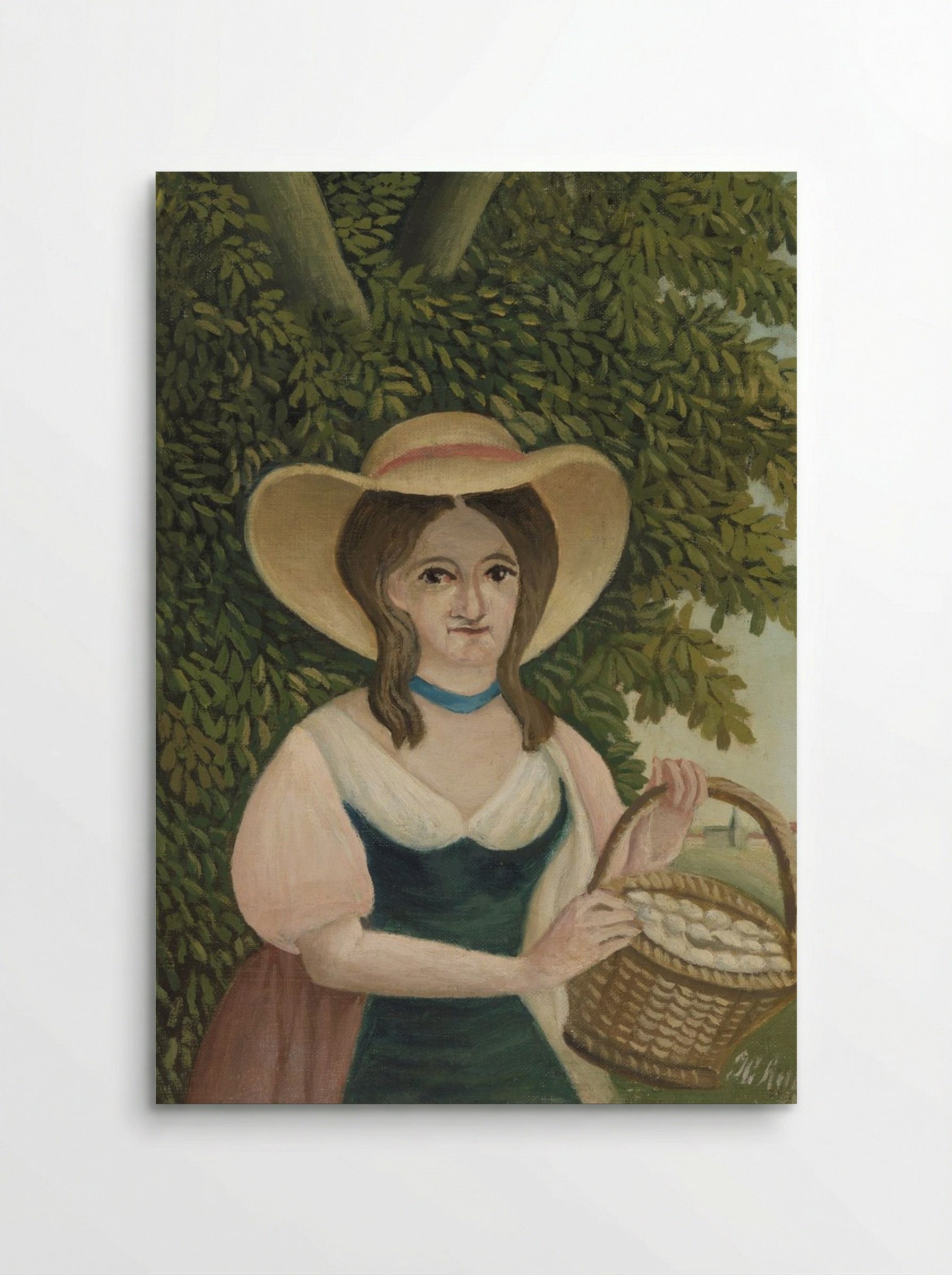 Woman with Basket of Eggs (La Femme au panier d'œufs) - Henri Rousseau - Poster