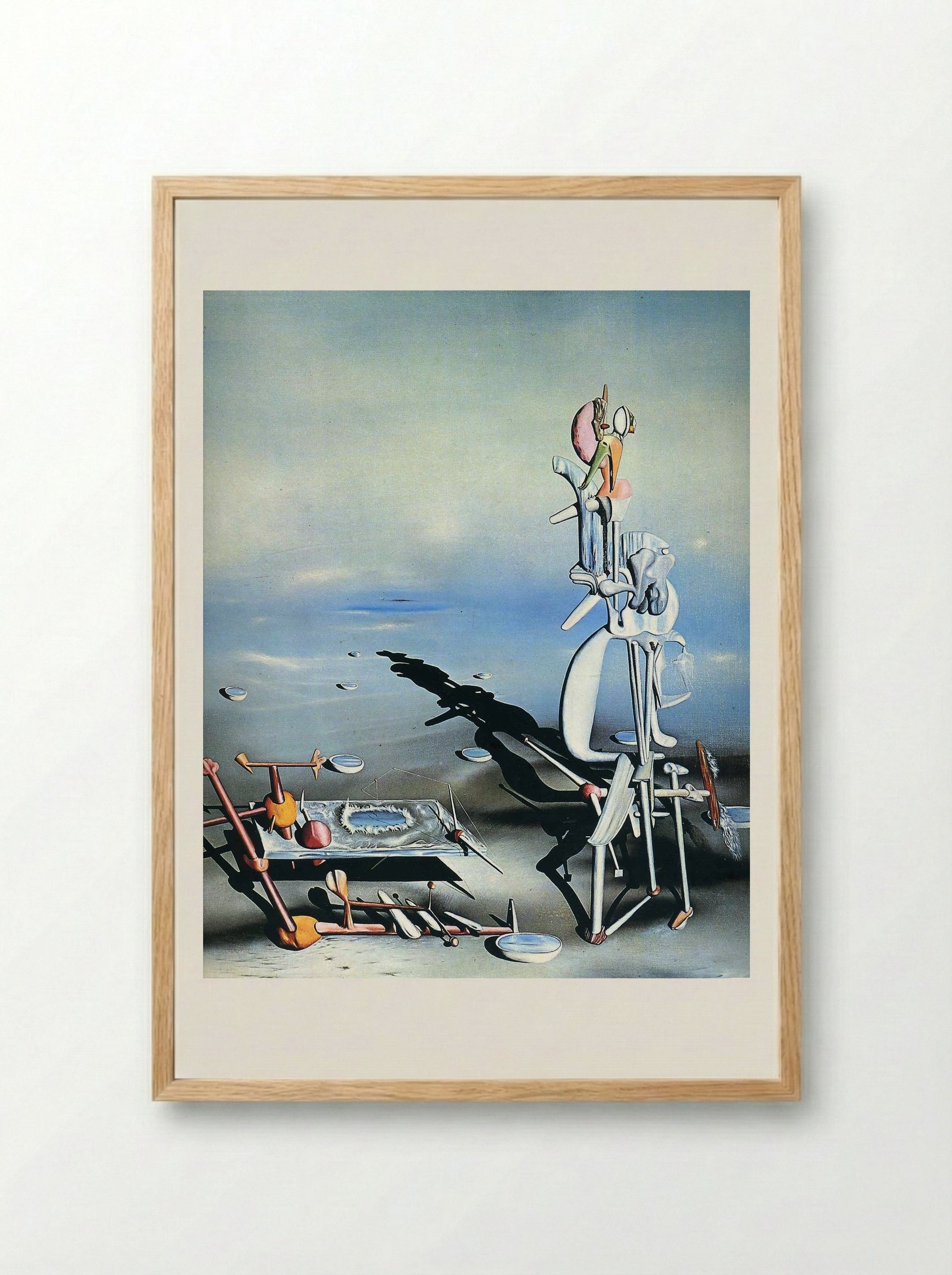Indefined Divisibility - Yves Tanguy - Framed Print Wood