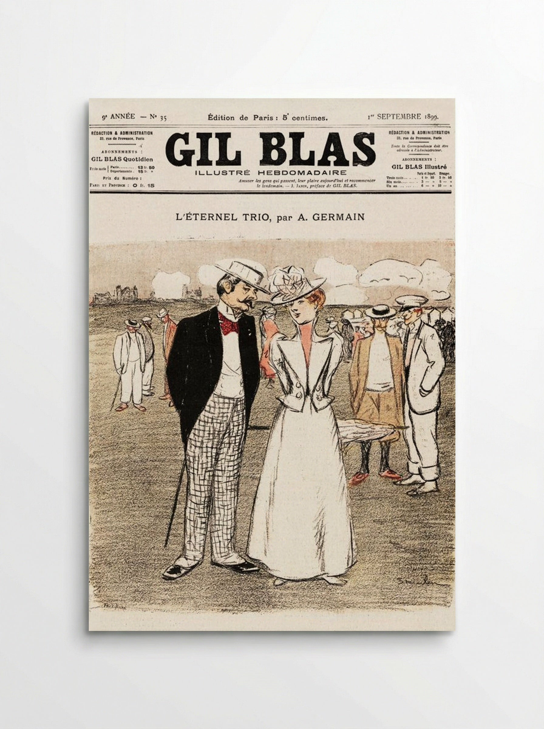 The Eternal Trio - Théophile Alexandre Steinlen - Poster