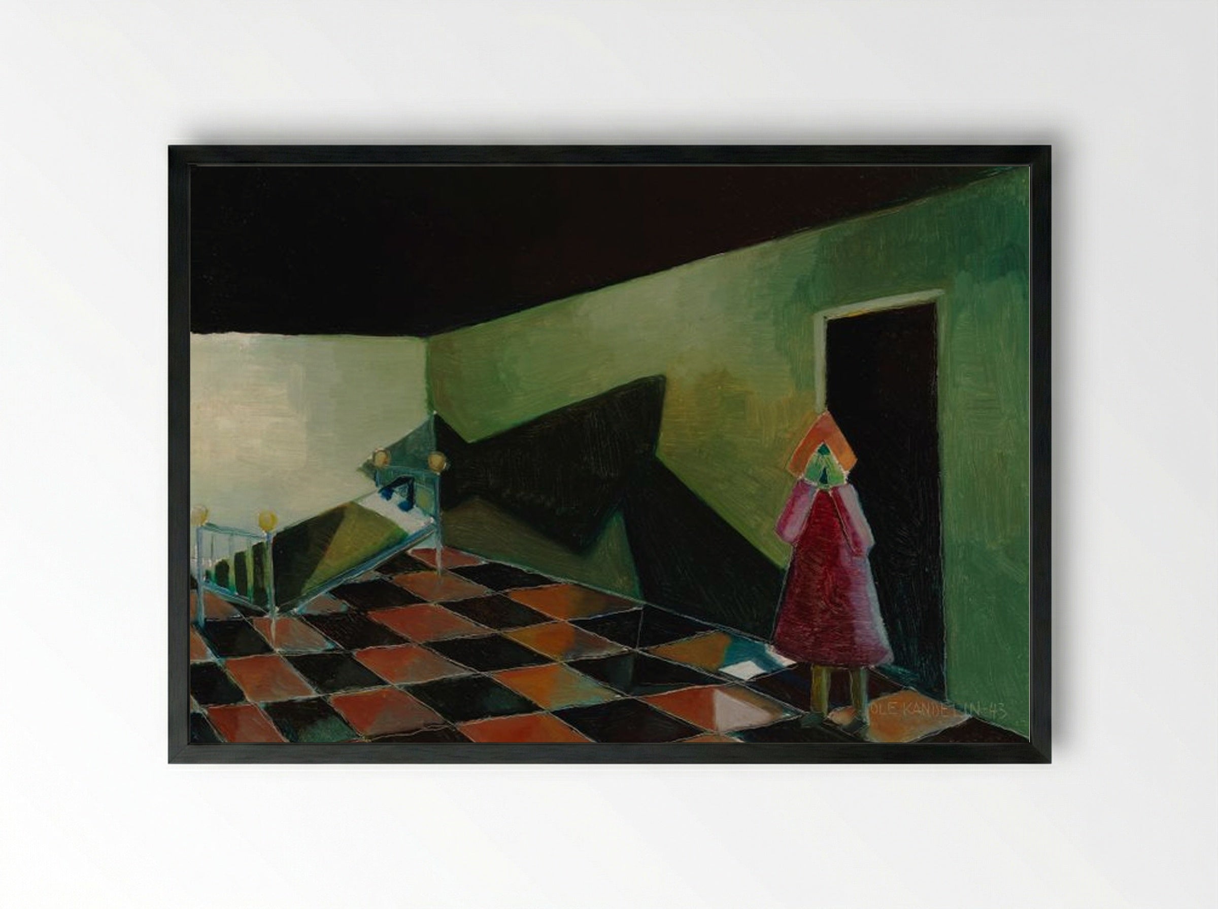 Orphan - Ole Kandelin - Framed Print Black