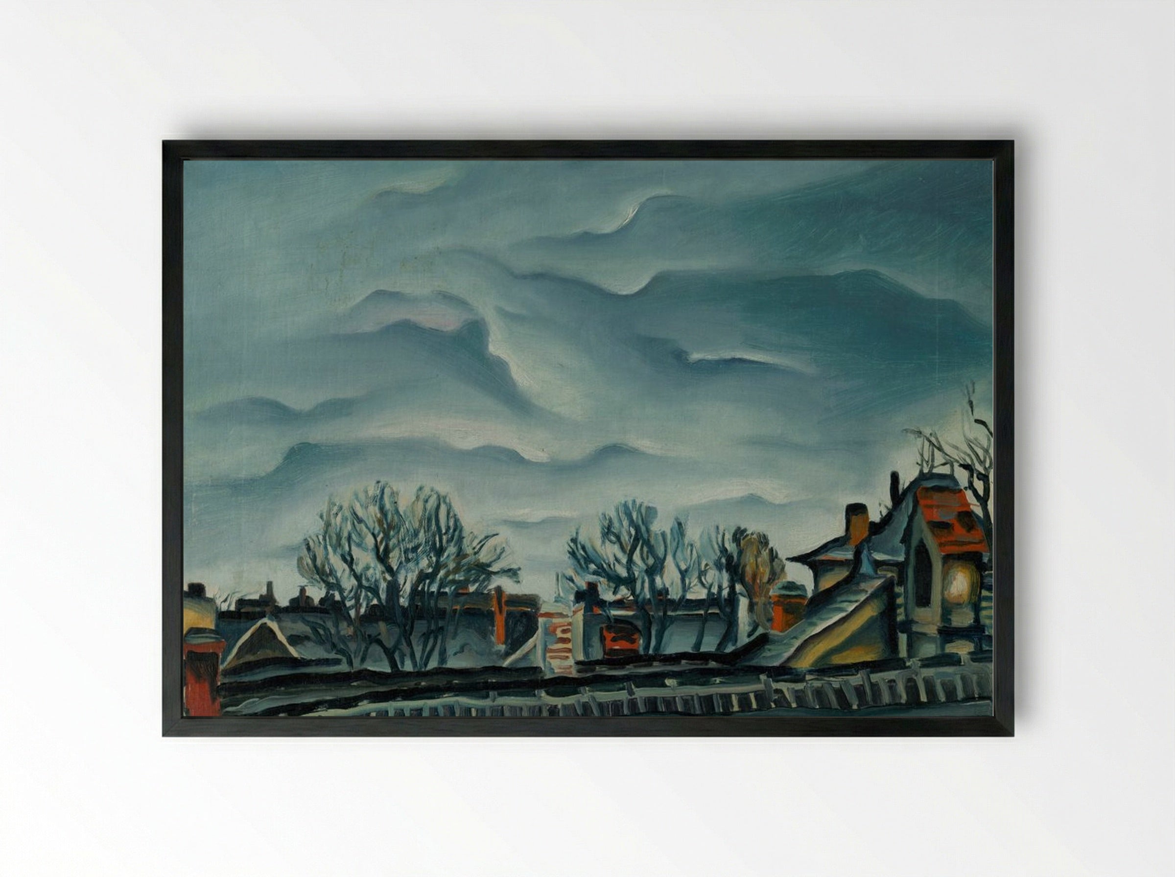 In Suburbs - Konstantin Bauer - Framed Print Black