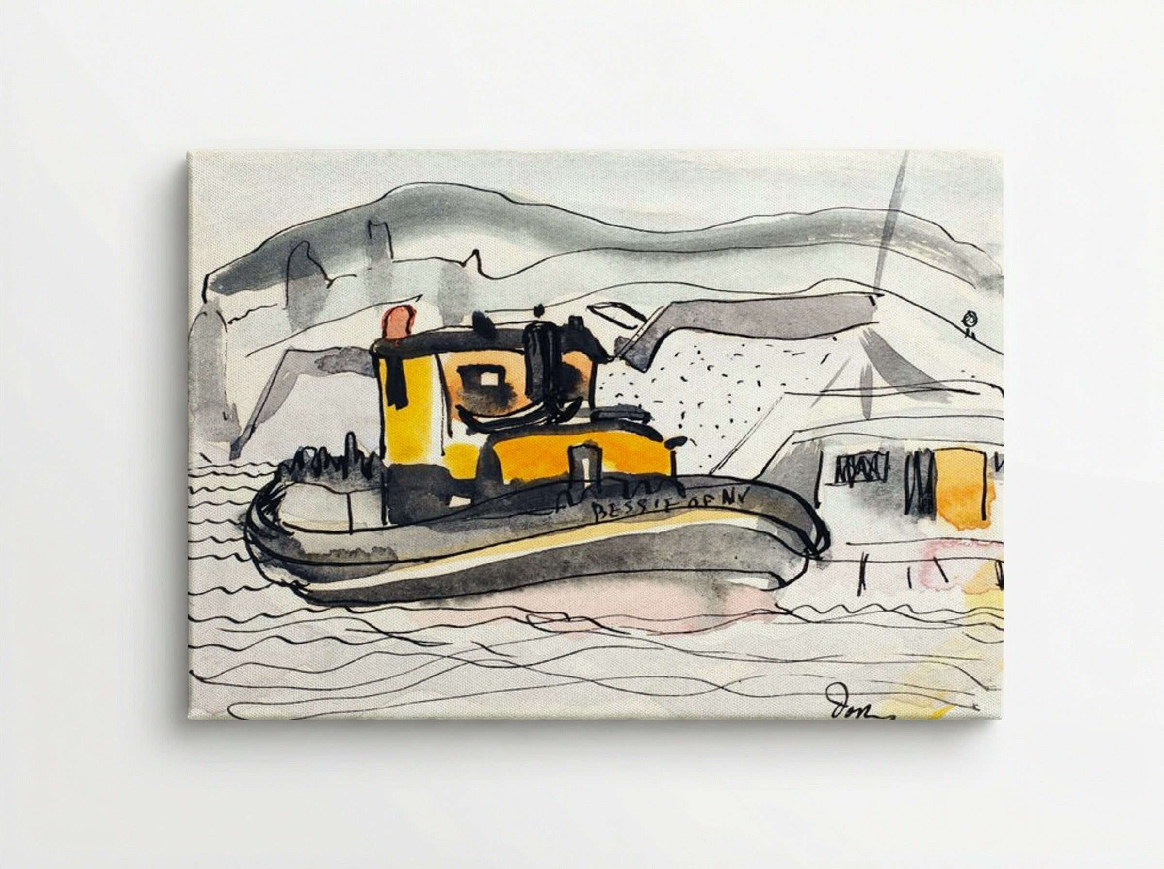 Study for 'The Bessie of New York' - Arthur Dove - Canvas