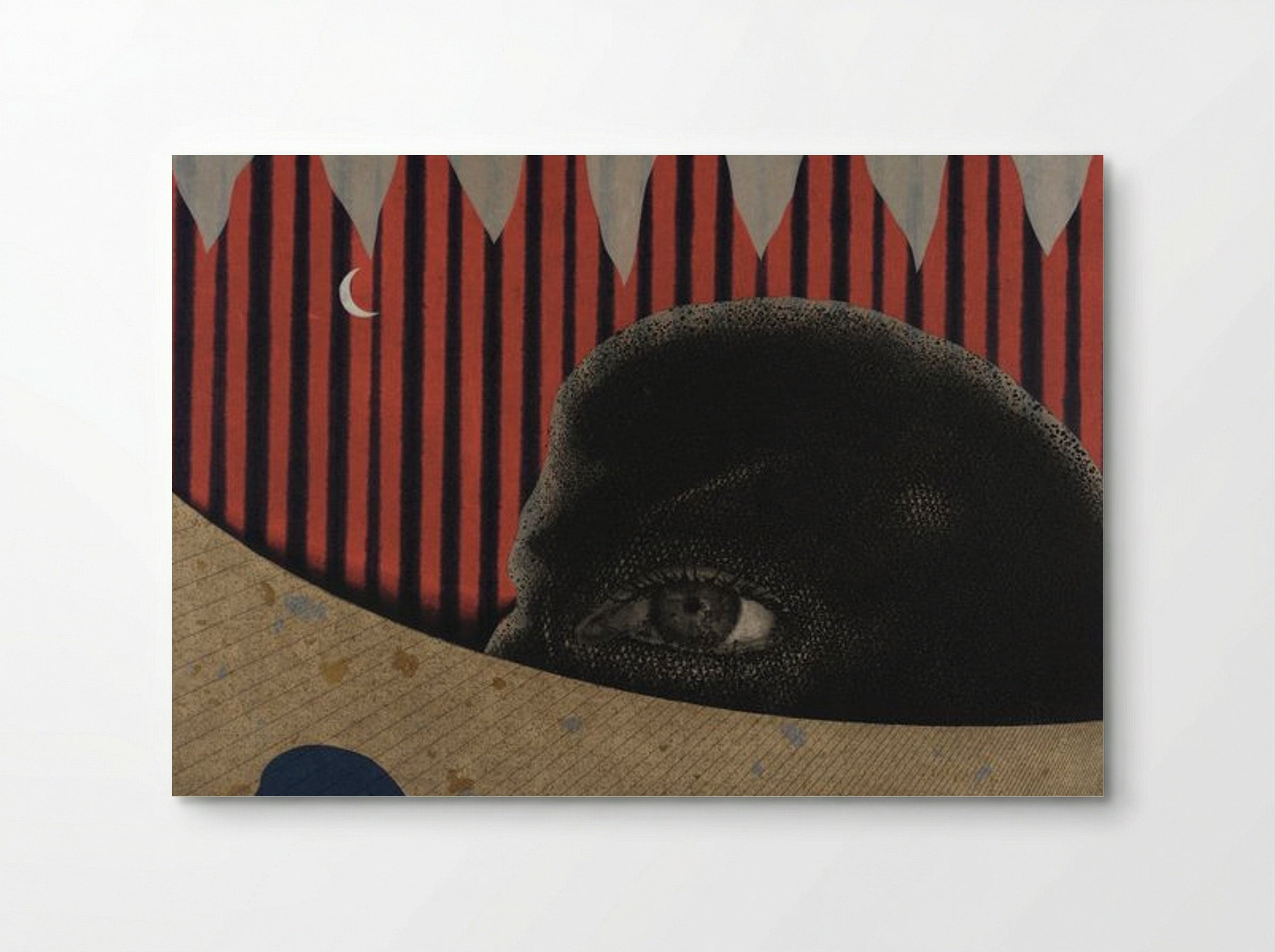 Surrealist Landscape with Eye - Fine Art Print - Poster